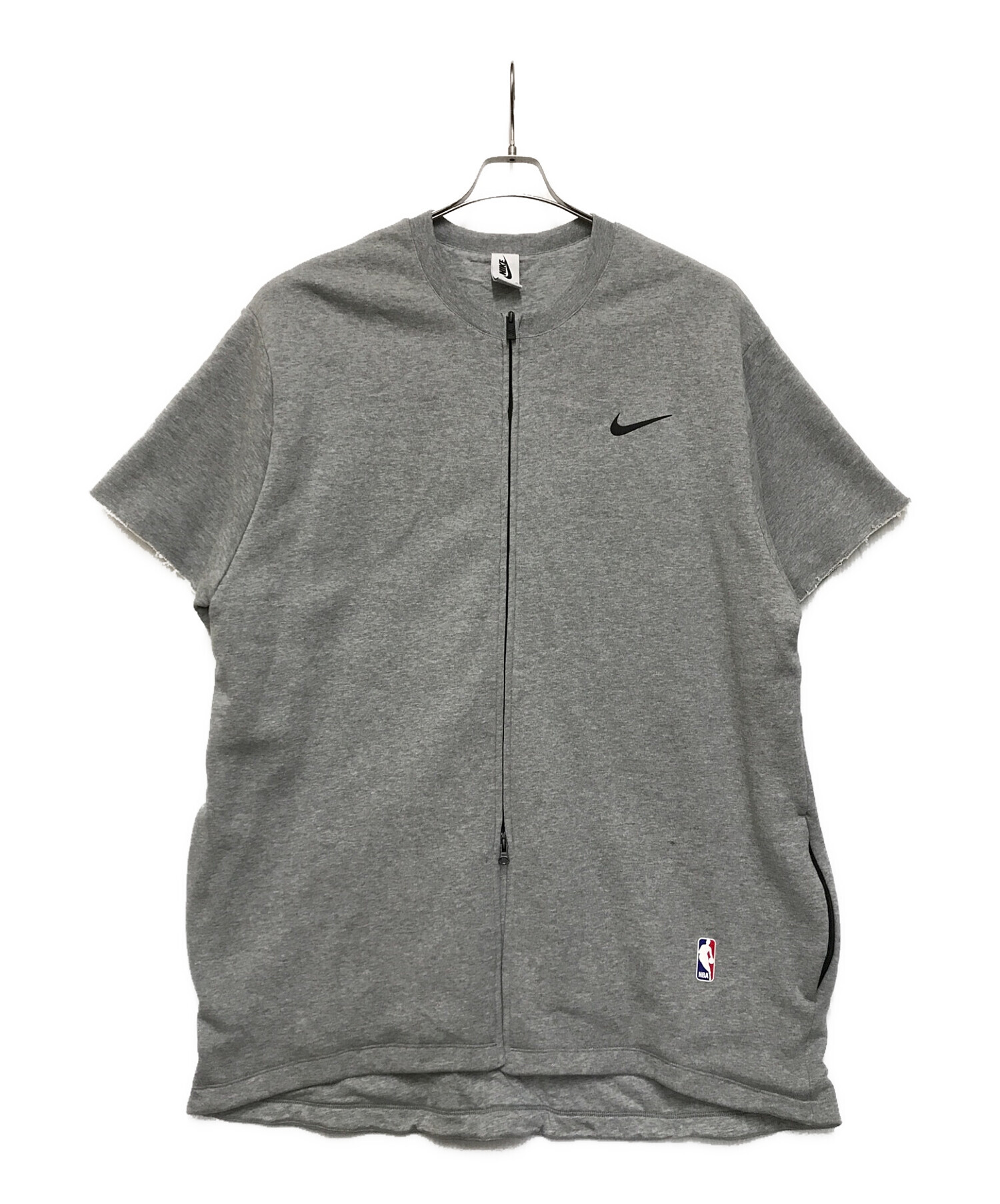 NIKE (ナイキ) FOG (エフオージー) NRG WARM UP TOP グレー サイズ:XL