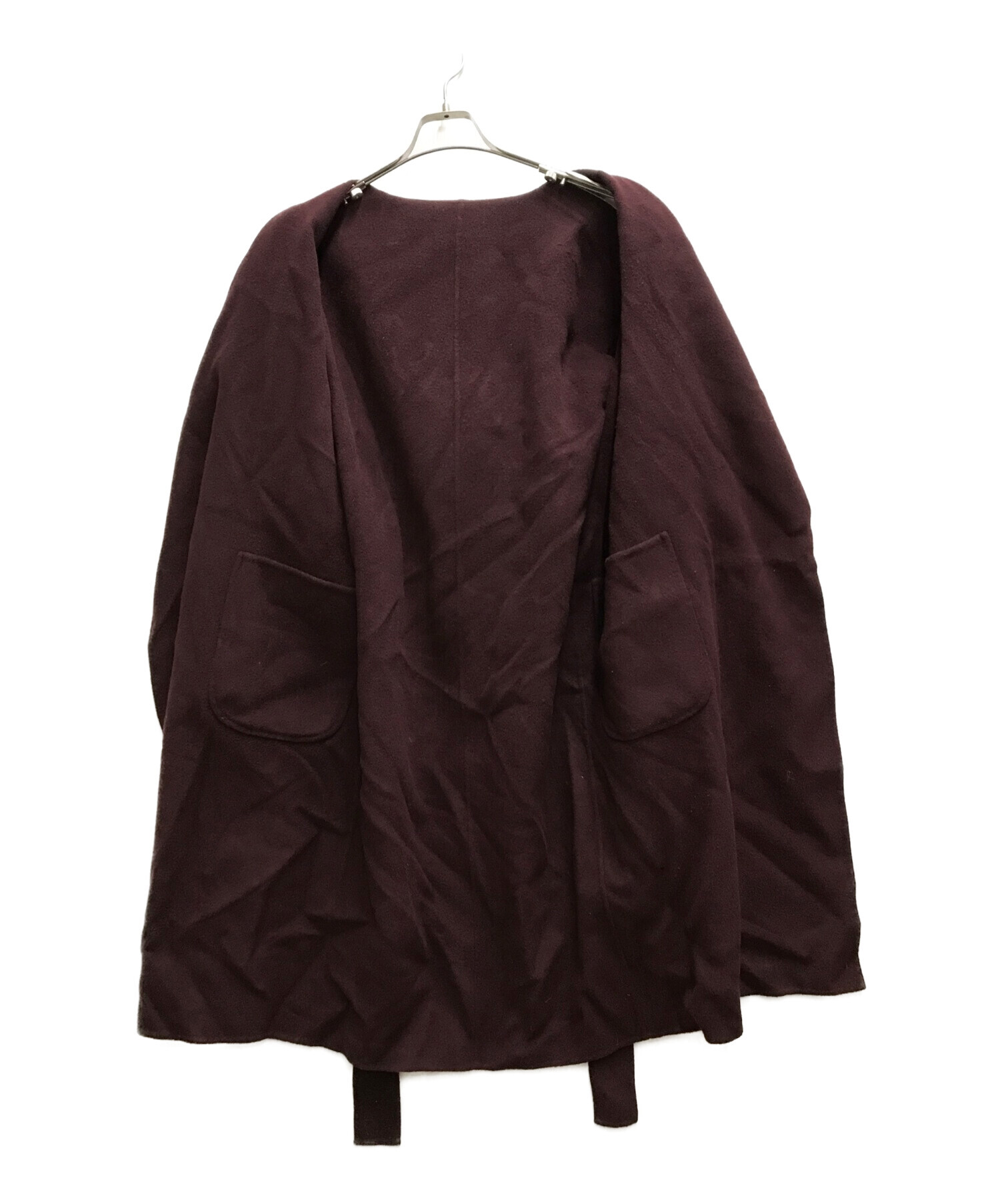 6 roku hood rever gown coat | nate-hospital.com