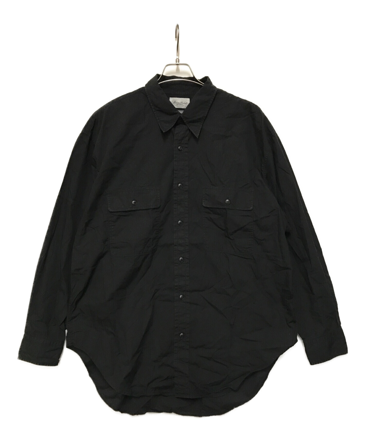 Marvine Pontiak Shirt Makers (マーヴィンポンティアックシャツメイカーズ) 長袖シャツ ブラック サイズ:SIZE ONE
