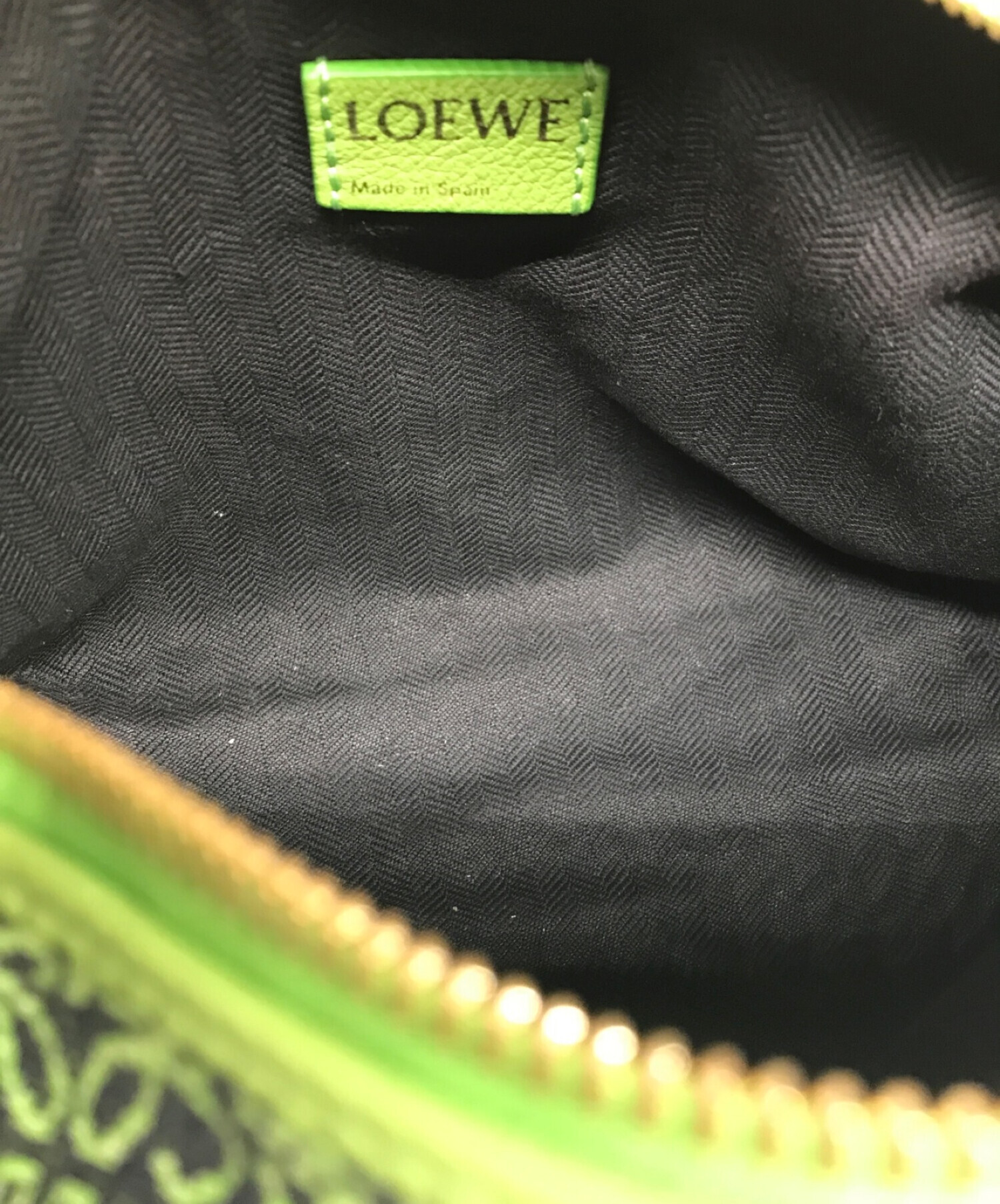 中古・古着通販】LOEWE (ロエベ) Cubi ANAGRAM SMALL グリーン