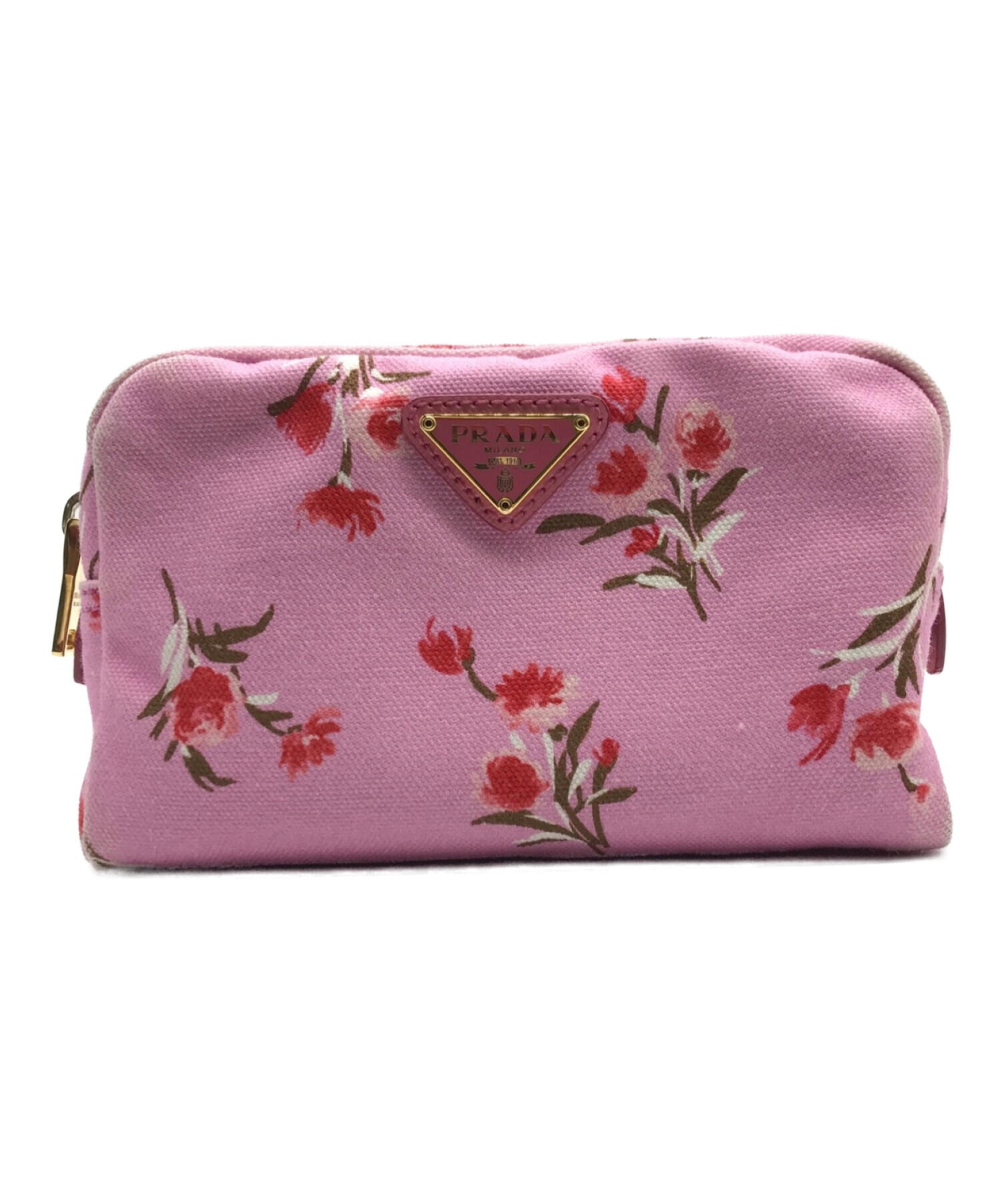正規品♡超美品♡プラダ　ポーチ　キャンバス　ピンク　カナパトート　バッグ　財布