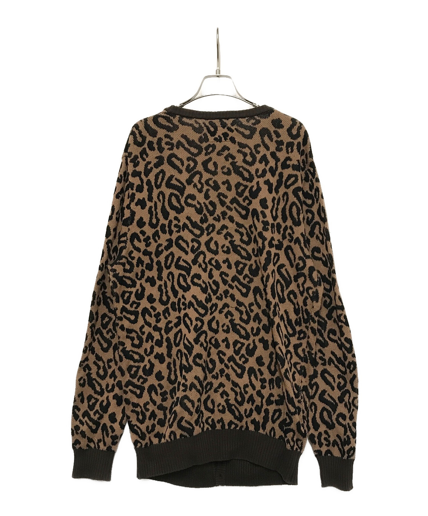 中古・古着通販】WACKO MARIA (ワコマリア) LEOPARD JACQUARD CARDIGAN