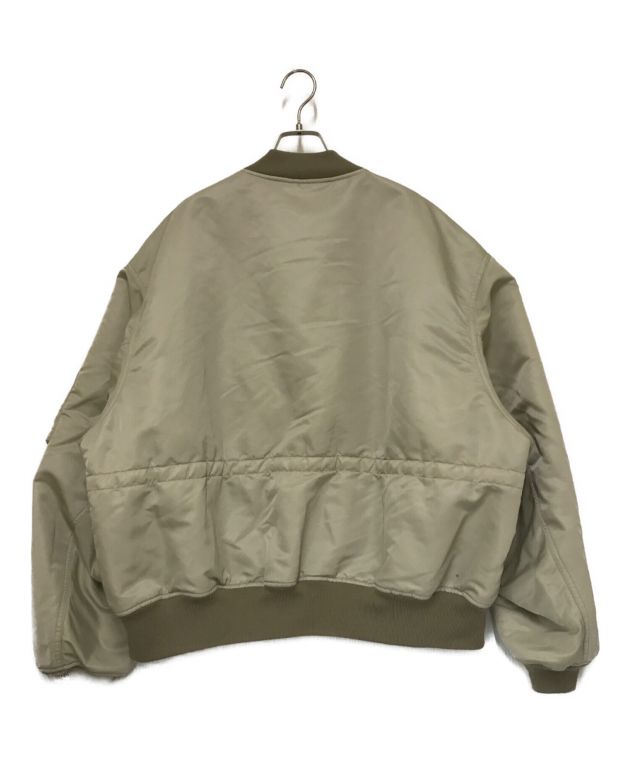 Name. (ネーム) NYLON TWILL BIG MA-1 ベージュ