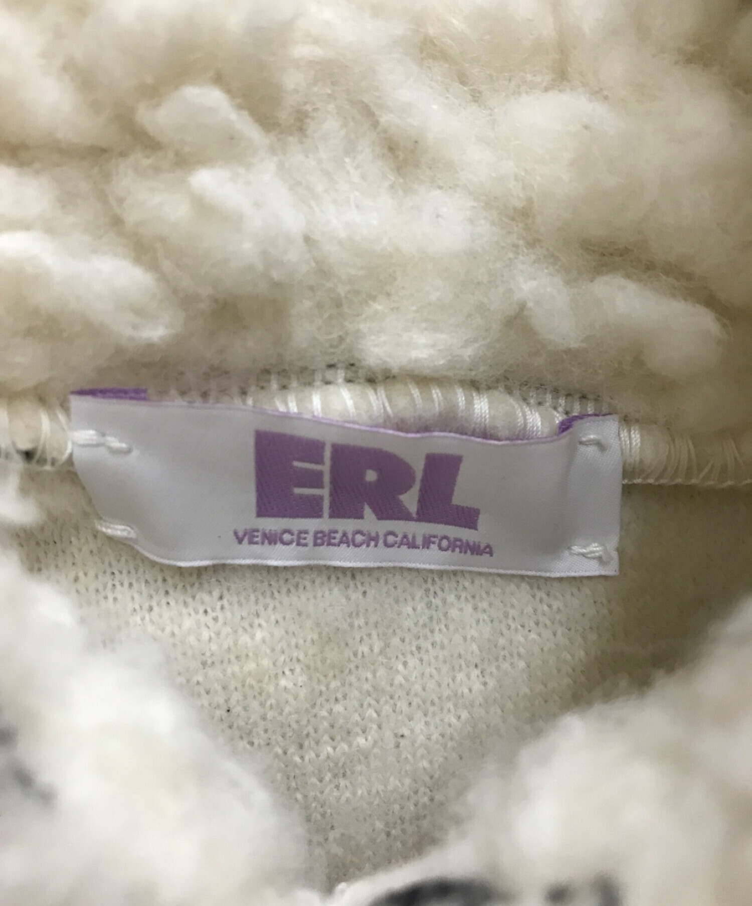 中古・古着通販】ERL (イーアールエル) SKULL PRINTED VINTAGE FLEECE