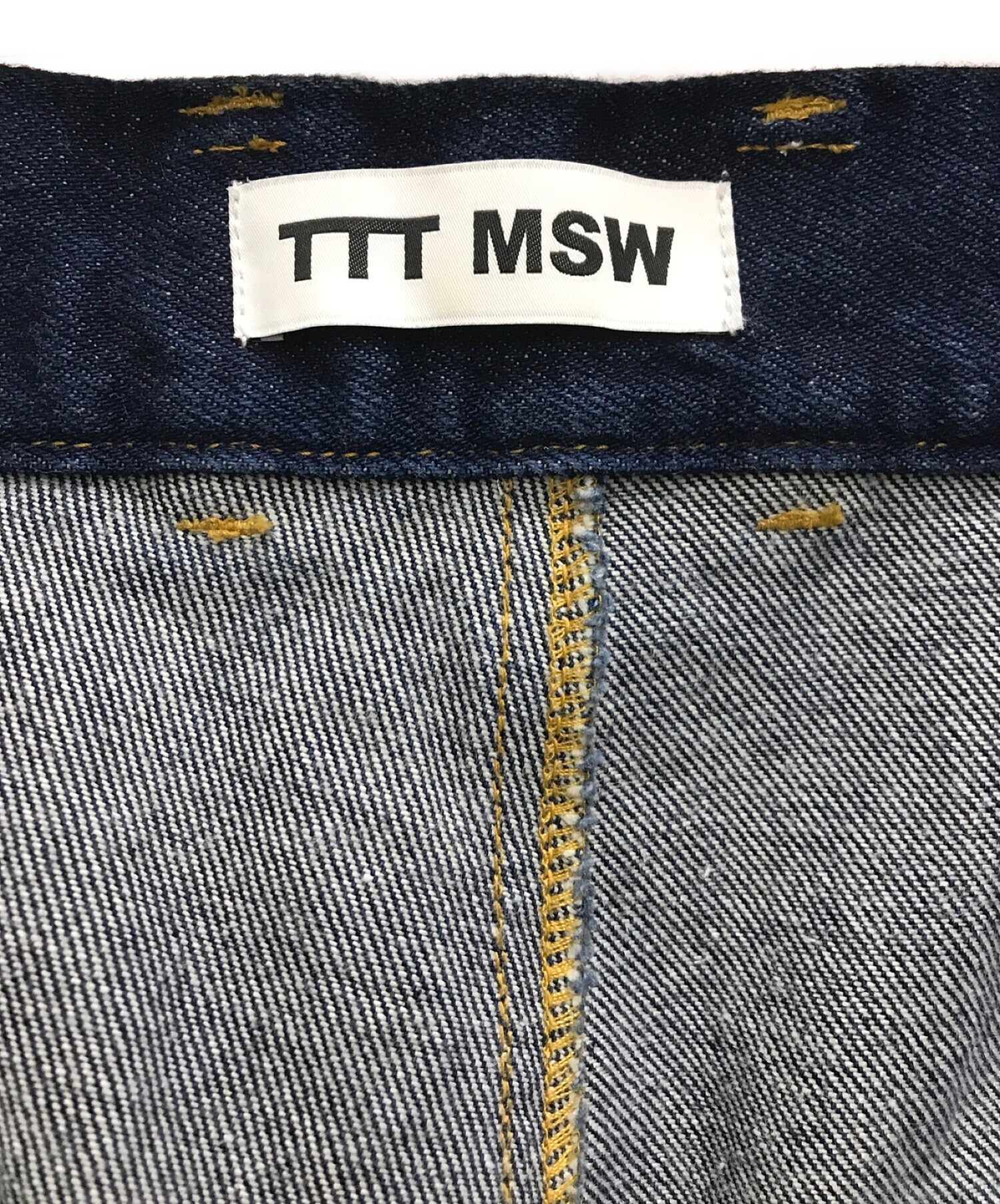 中古・古着通販】TTT MSW (ティーモダンストリートウェア) Denim wide