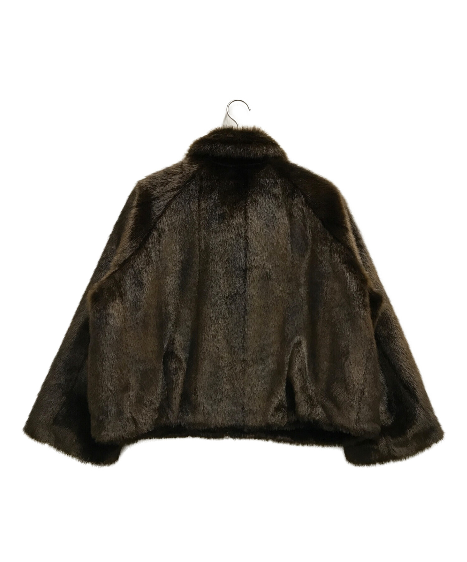 LEINWANDE (ラインヴァンド) Faux Fur Jacket ブラウン サイズ:FREE
