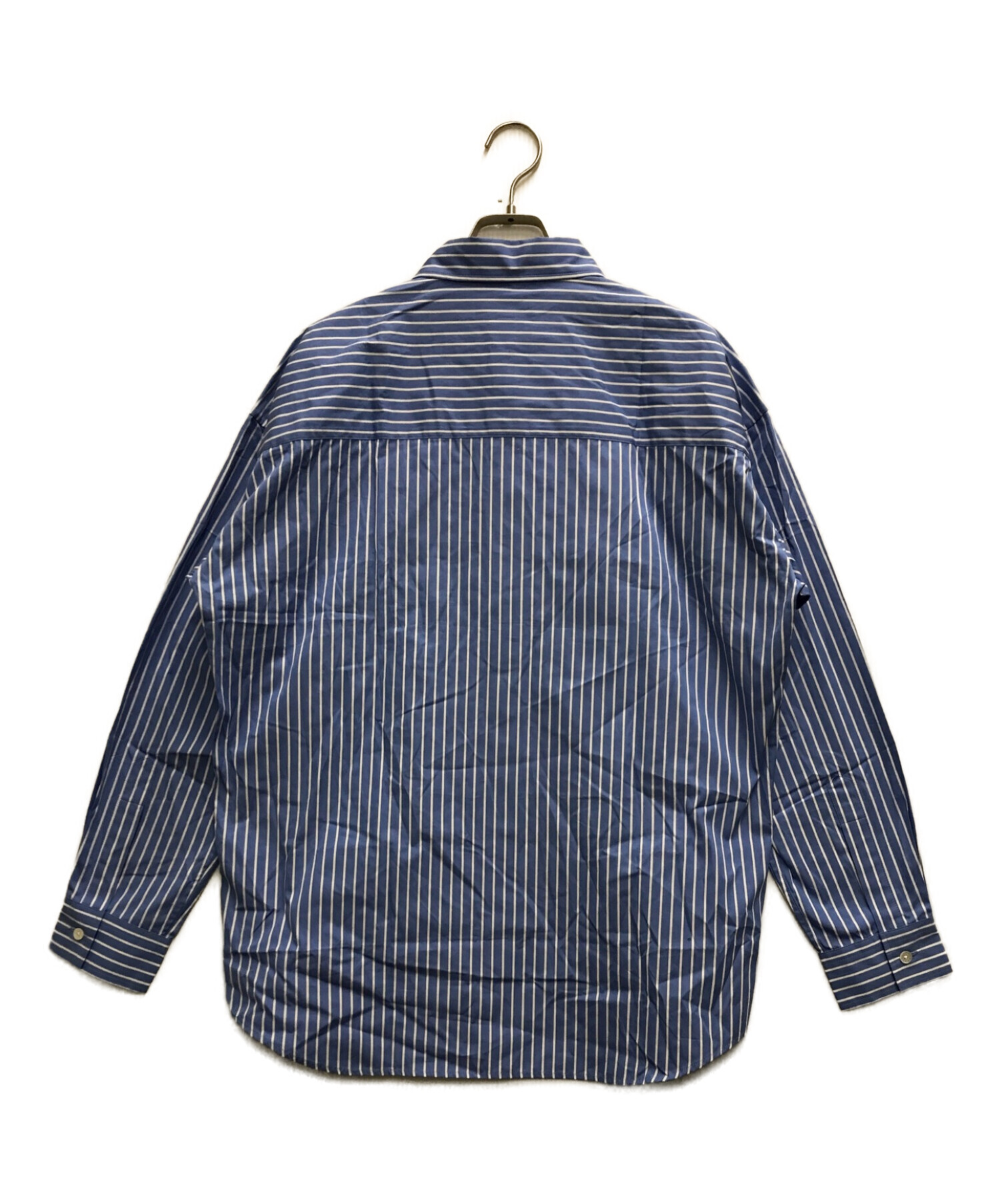 SOFTHYPHEN (ソフトハイフン) THOMAS MASON STRIPE SHIRT ブルー サイズ:1