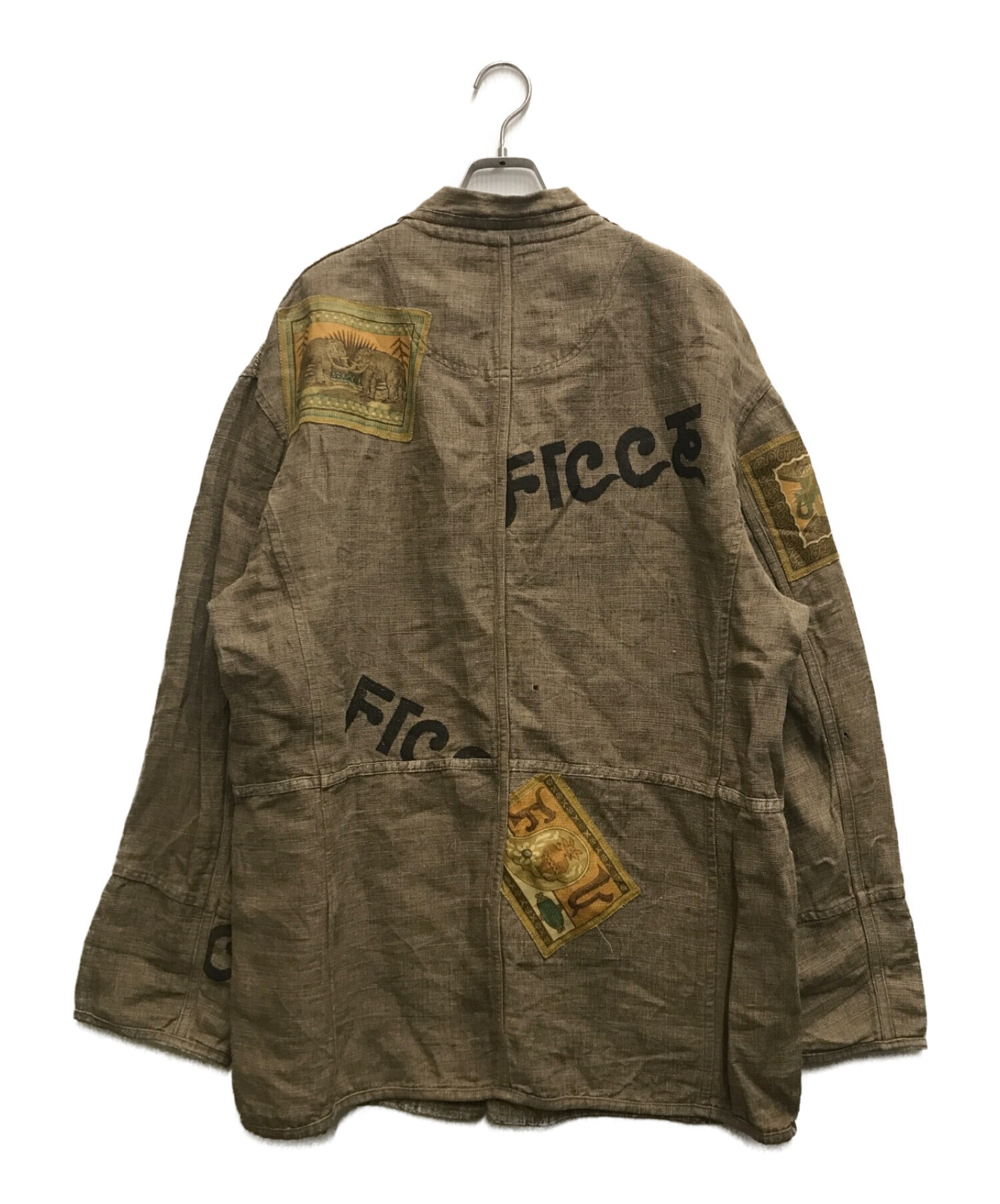 中古・古着通販】FICCE (フィッチェ) パッチデザインリネン