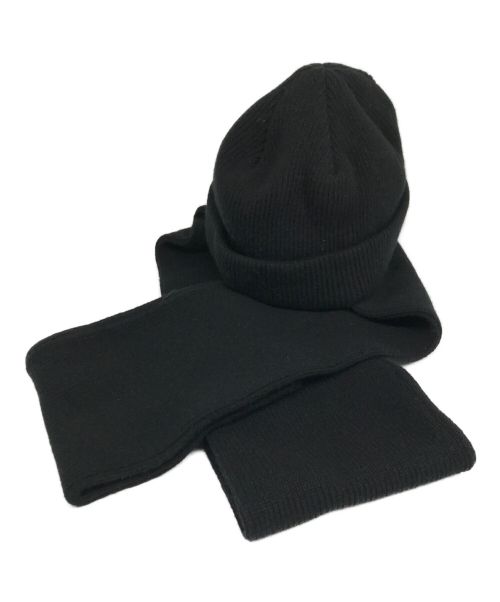 同梱不可 clane MUFFLER KNIT CAP グレー - 帽子