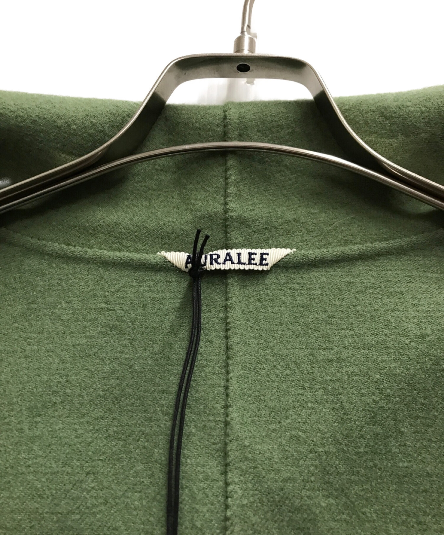 中古・古着通販】AURALEE (オーラリー) VELOUR BRUSHED WOOL MELTON HAND SEWN HOODED DOUBLE  グリーン サイズ:1｜ブランド・古着通販 トレファク公式【TREFAC FASHION】スマホサイト