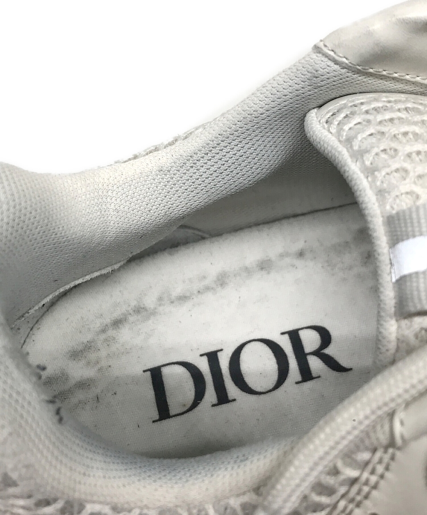 DIOR HOMME (ディオール オム) B22ダットスニーカー ホワイト サイズ:43