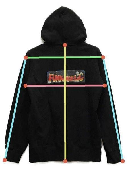 中古・古着通販】sacai (サカイ) FUNKADELIC Hoodie ブラック サイズ:2