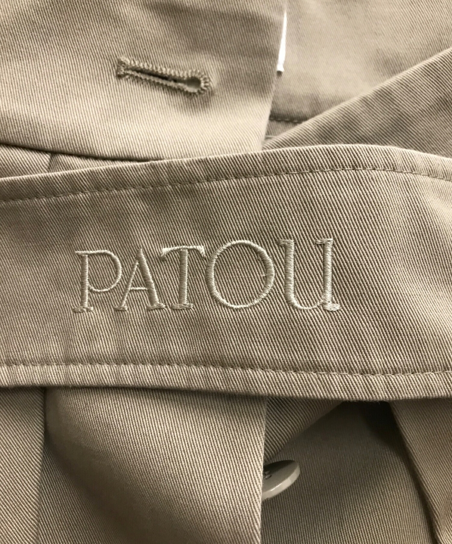 patou (パトゥ) プリーツスカート ベージュ サイズ:34