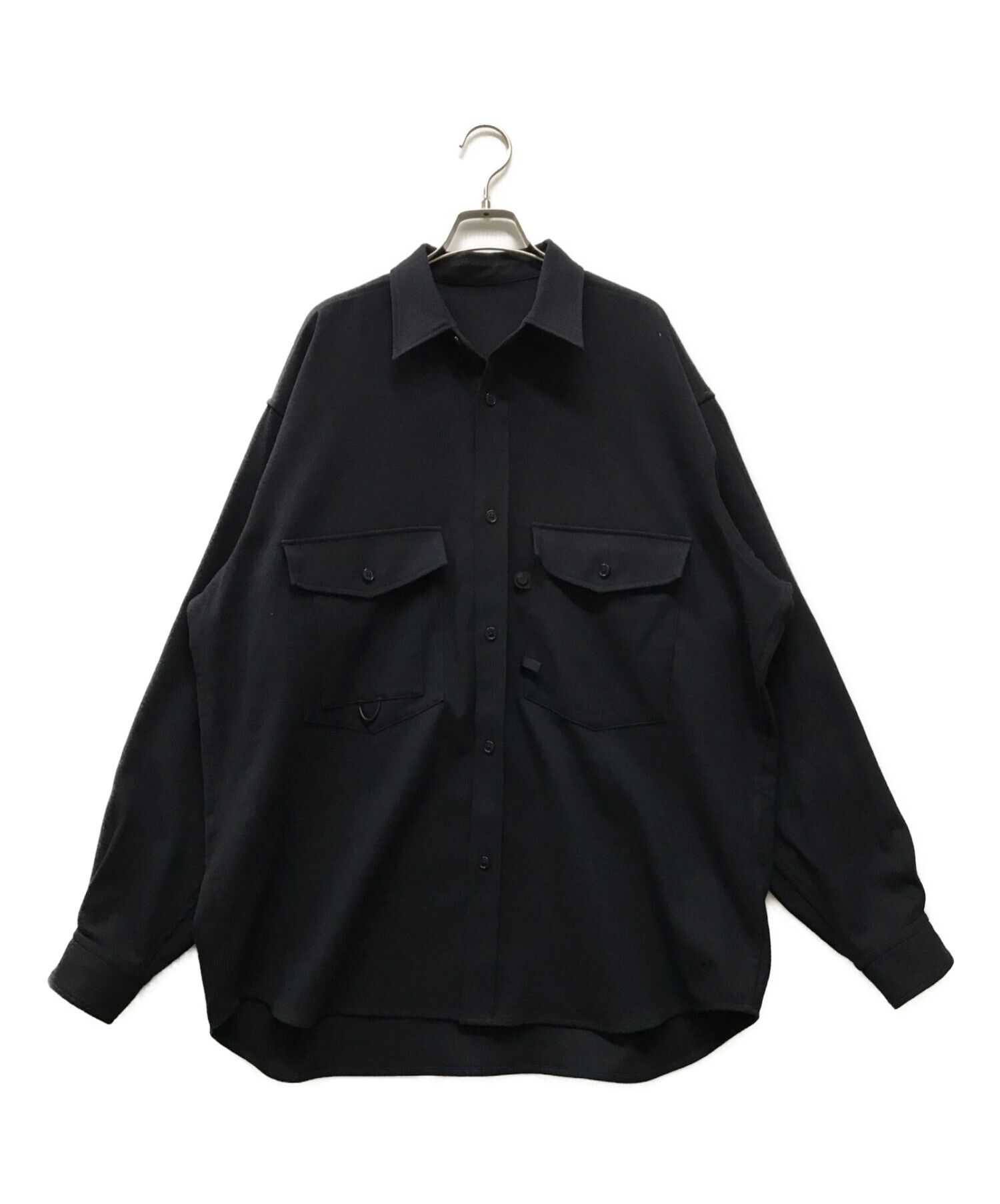 DAIWA PIER39 (ダイワ ピア39) TECH FLANNEL CPO SHIRTS ネイビー サイズ:Ⅼ