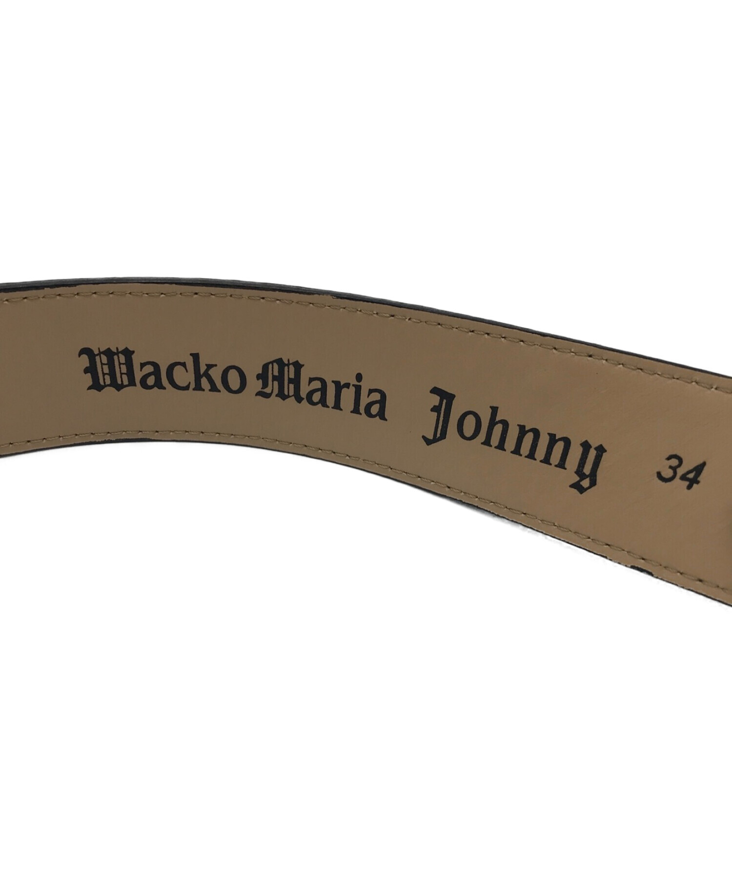 中古・古着通販】WACKO MARIA (ワコマリア) JOHNNYベルト ブラック