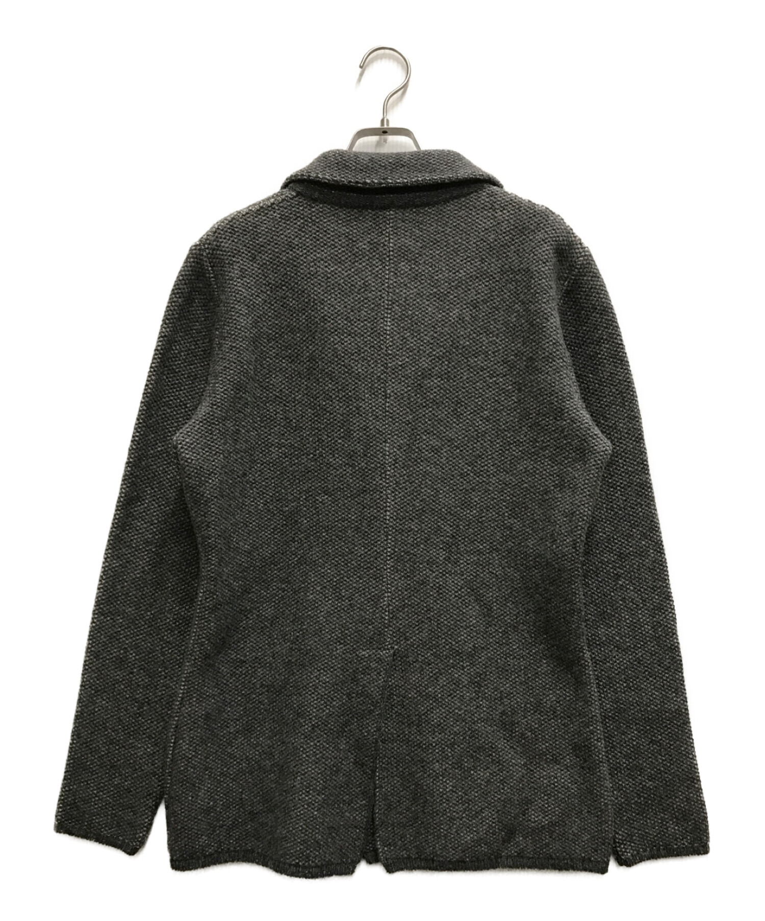 美品】LARDINI Solaro Knit Jacket ネイビー Lアパレルフィーゴメンズ