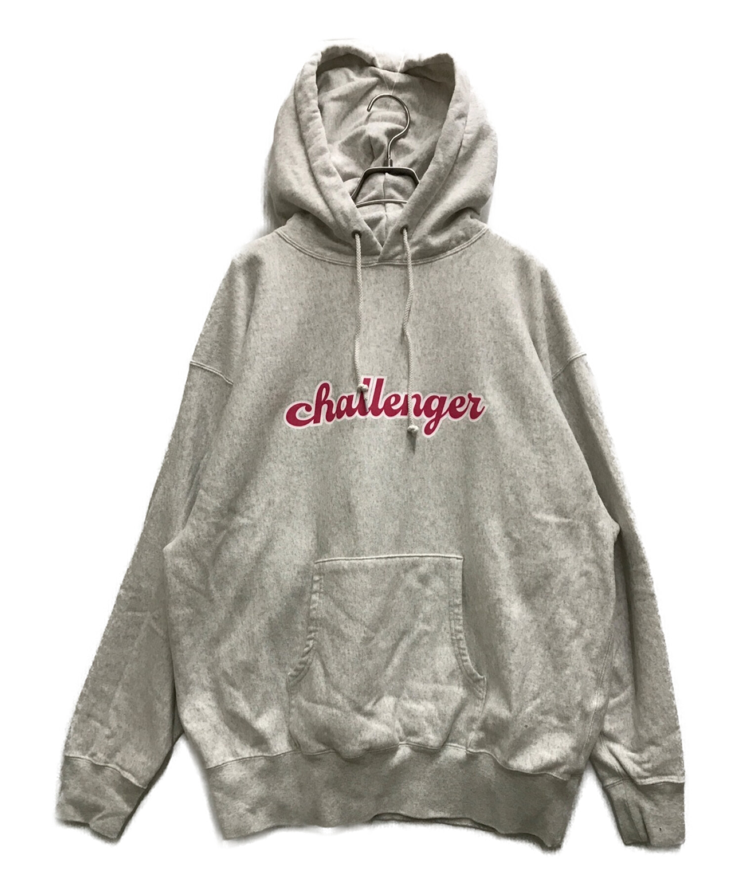 CHALLENGER (チャレンジャー) 90'S LOGO HOODIE グレー サイズ:XL