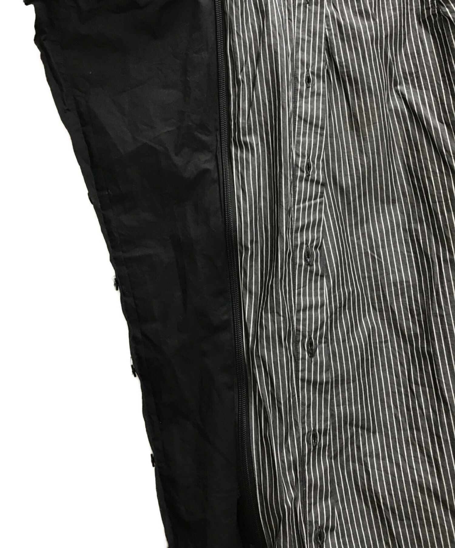 MM6 Maison Margiela (エムエムシックス メゾンマルジェラ) アシンメトリースカート ブラック サイズ:40