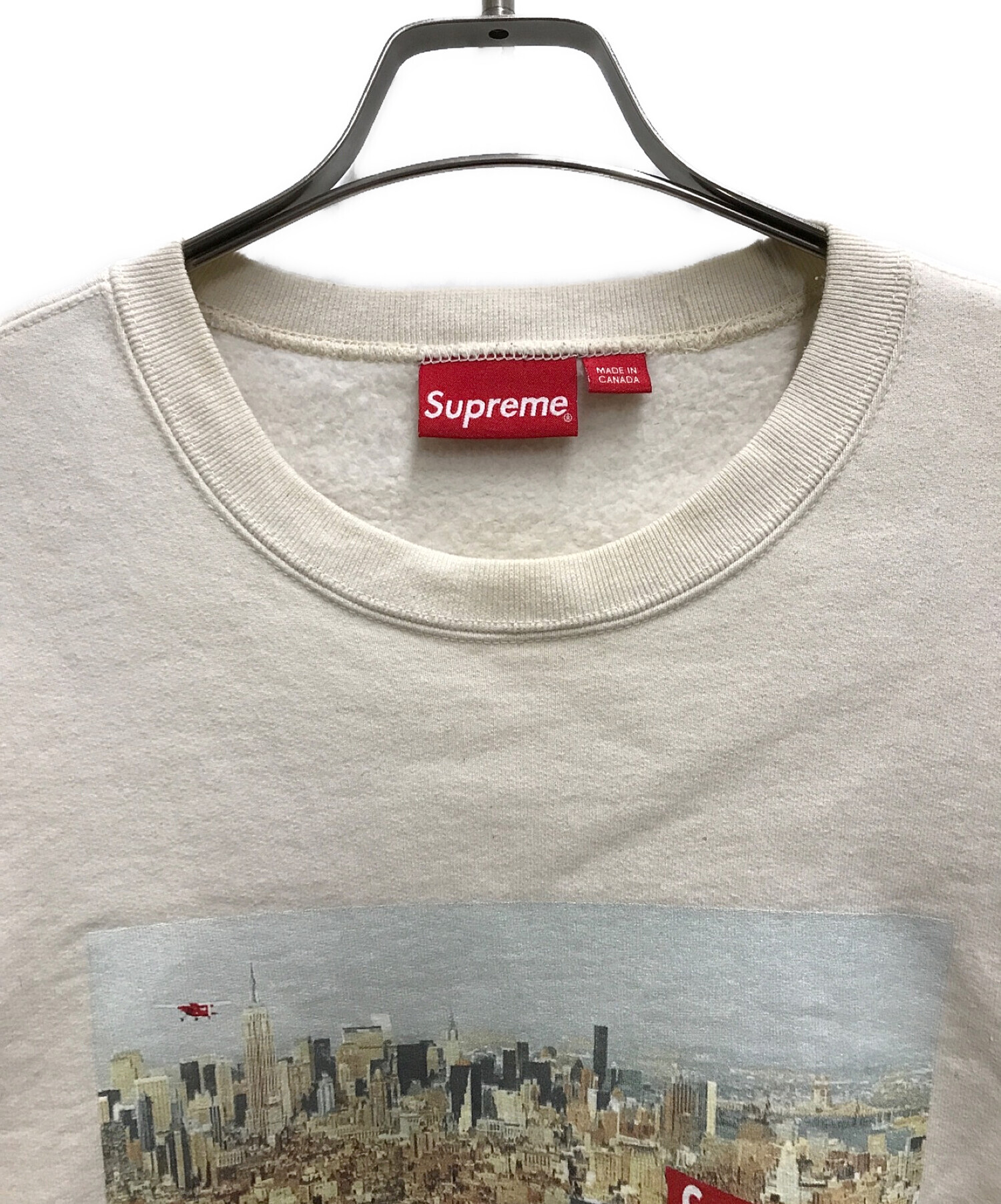 中古・古着通販】SUPREME (シュプリーム) Aerial Crewneck アイボリー