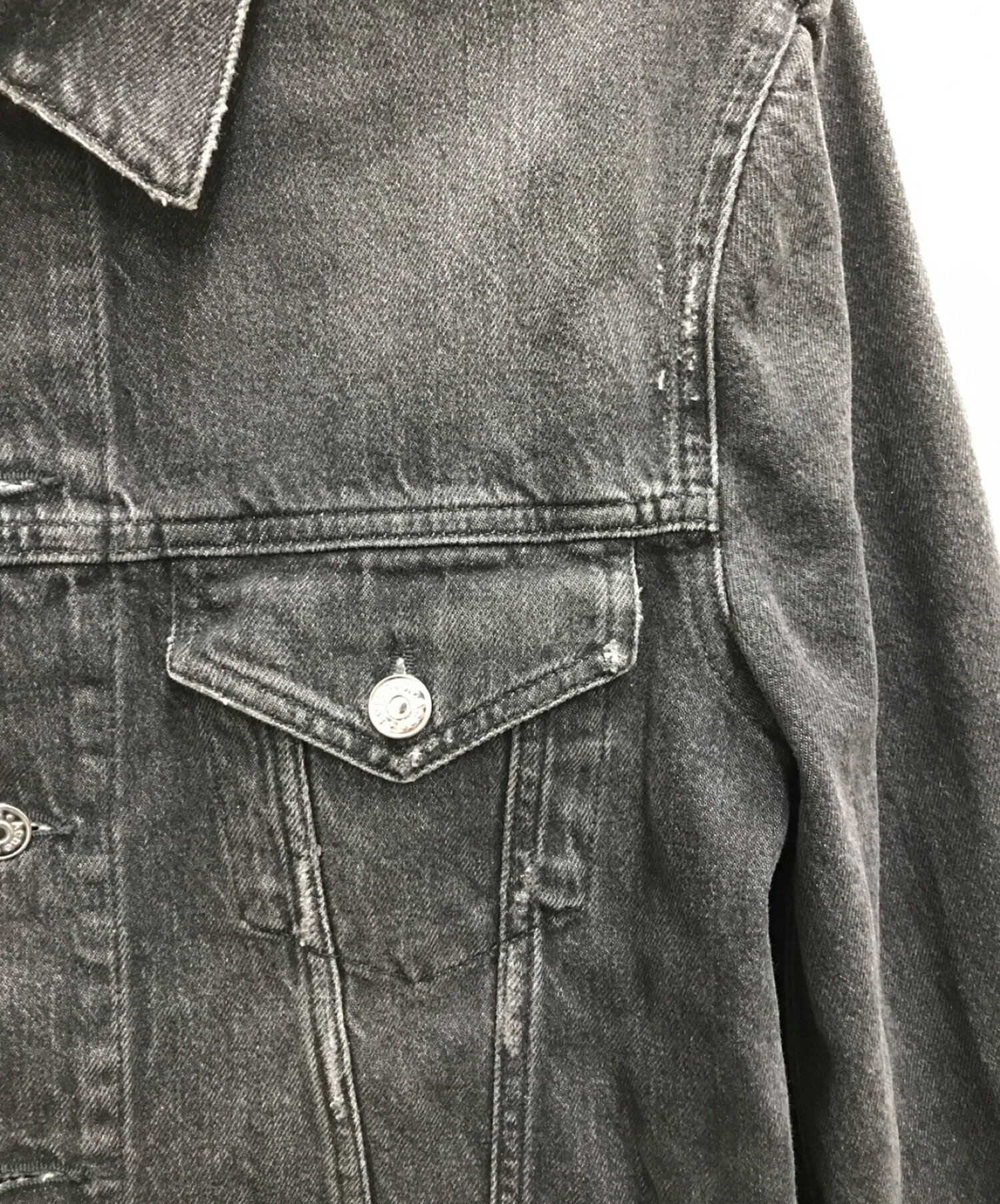 Acne studios (アクネストゥディオス) WHO DENIM JACKET ブラック サイズ:50