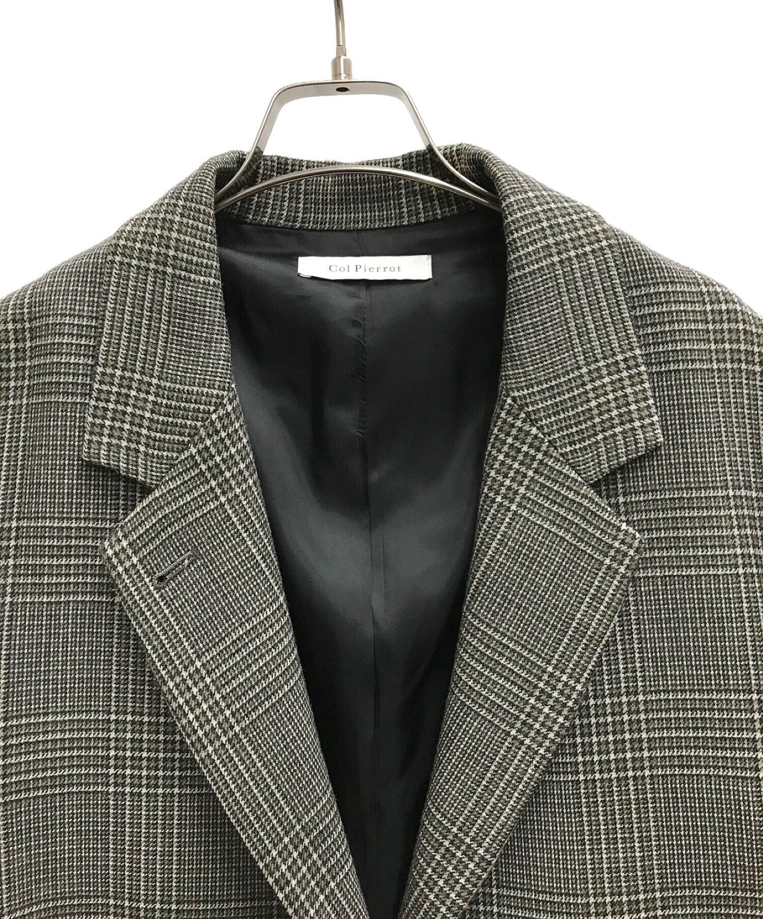 中古・古着通販】Col Pierrot (コルピエロ) Check Jacket ブラウン サイズ:FREE｜ブランド・古着通販  トレファク公式【TREFAC FASHION】スマホサイト