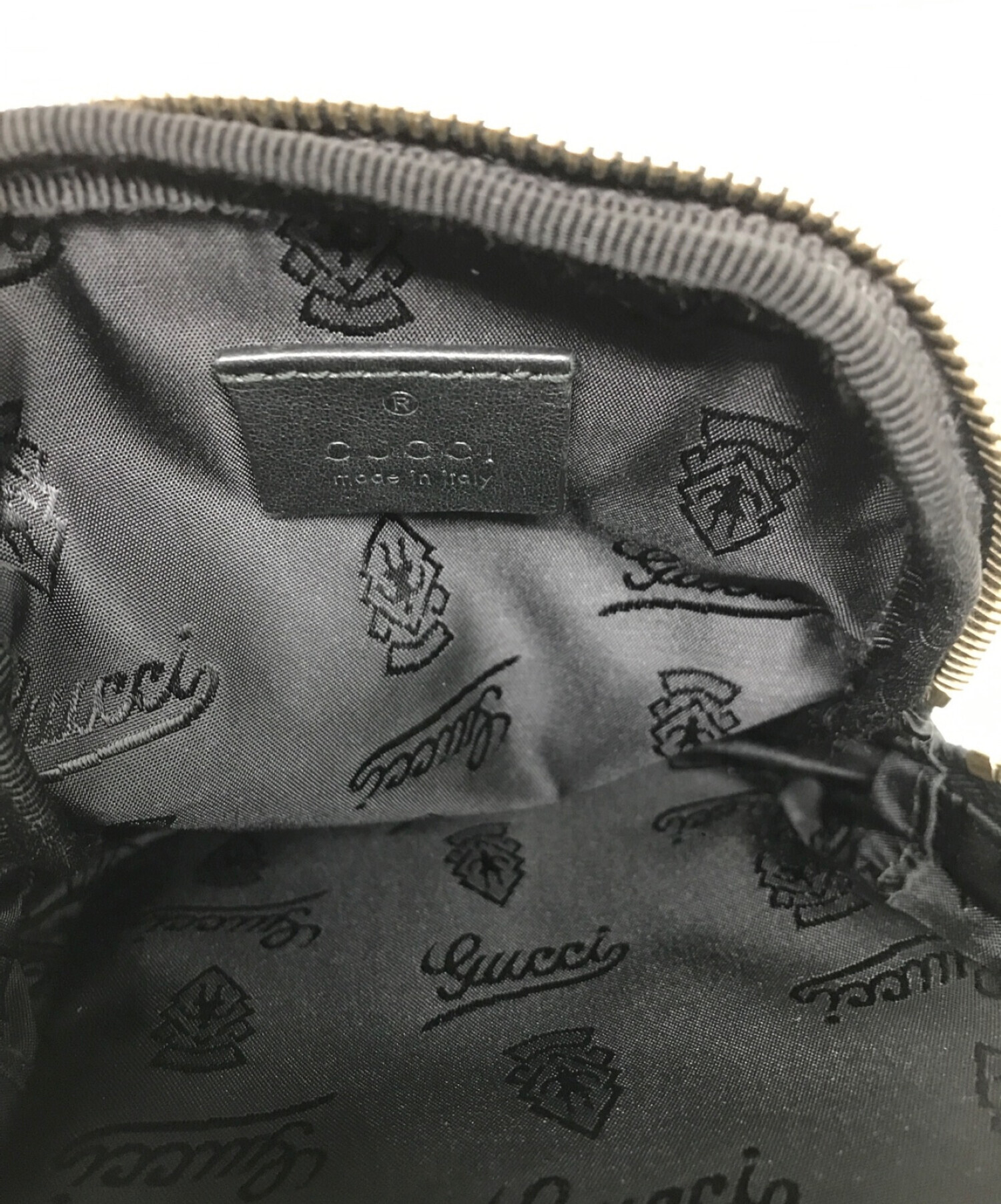 中古・古着通販】GUCCI (グッチ) グッチシマレザーウエストバッグ