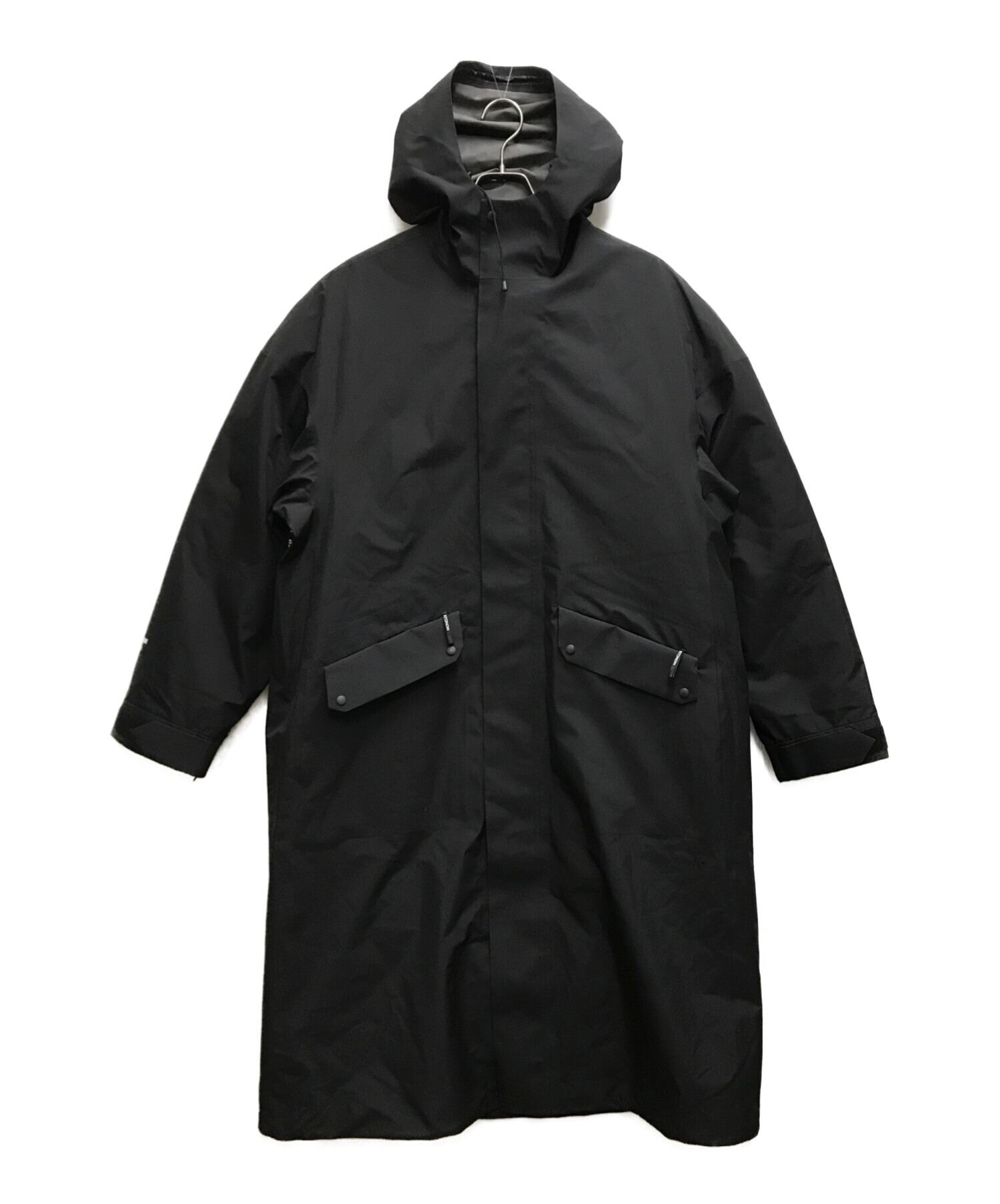 MONCLER x HYKE コート 黒 モンクレール ハイク 定価302500 【正規取扱 ...