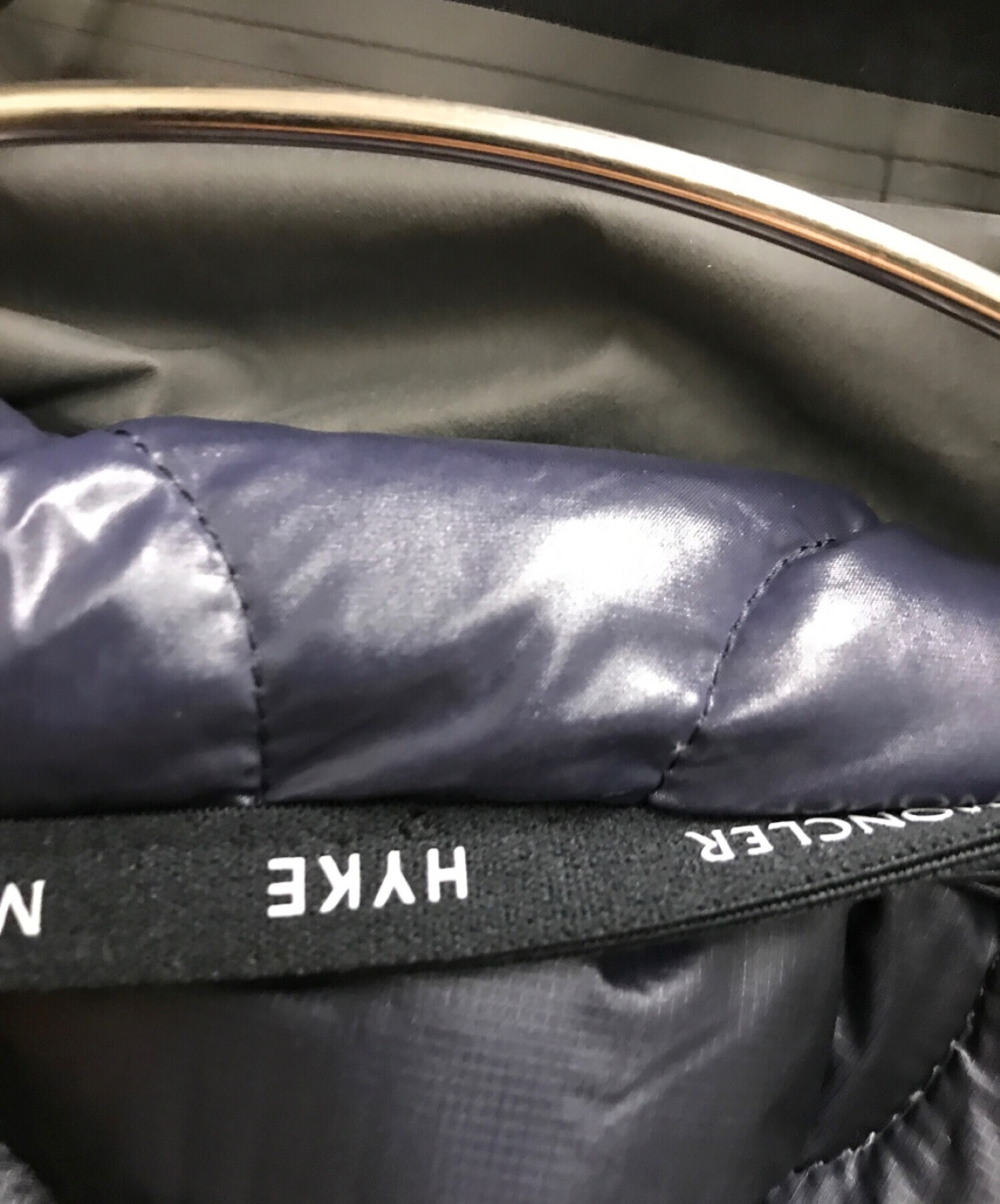 中古・古着通販】MONCLER (モンクレール) HYKE (ハイク) ランガードコート ブラック サイズ:1｜ブランド・古着通販  トレファク公式【TREFAC FASHION】スマホサイト