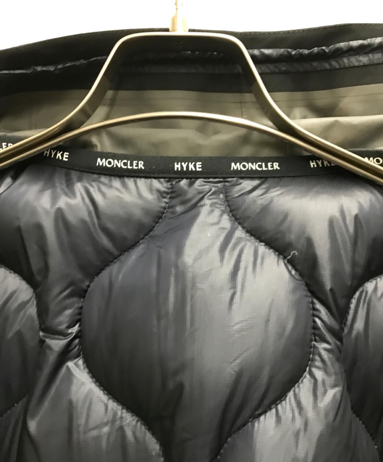 MONCLER (モンクレール) HYKE (ハイク) ランガードコート ブラック サイズ:1