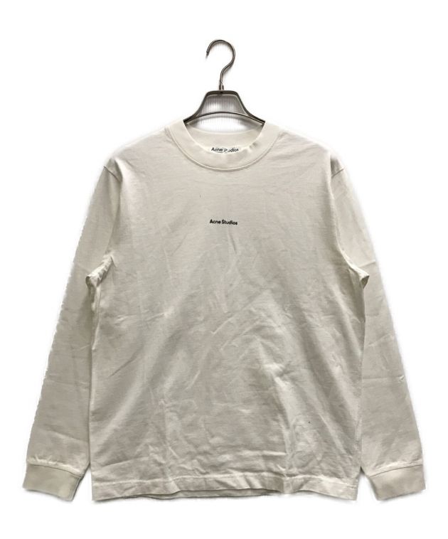 中古・古着通販】Acne studios (アクネストゥディオス) ロゴ ロングスリーブTシャツ ホワイト サイズ:S｜ブランド・古着通販  トレファク公式【TREFAC FASHION】スマホサイト