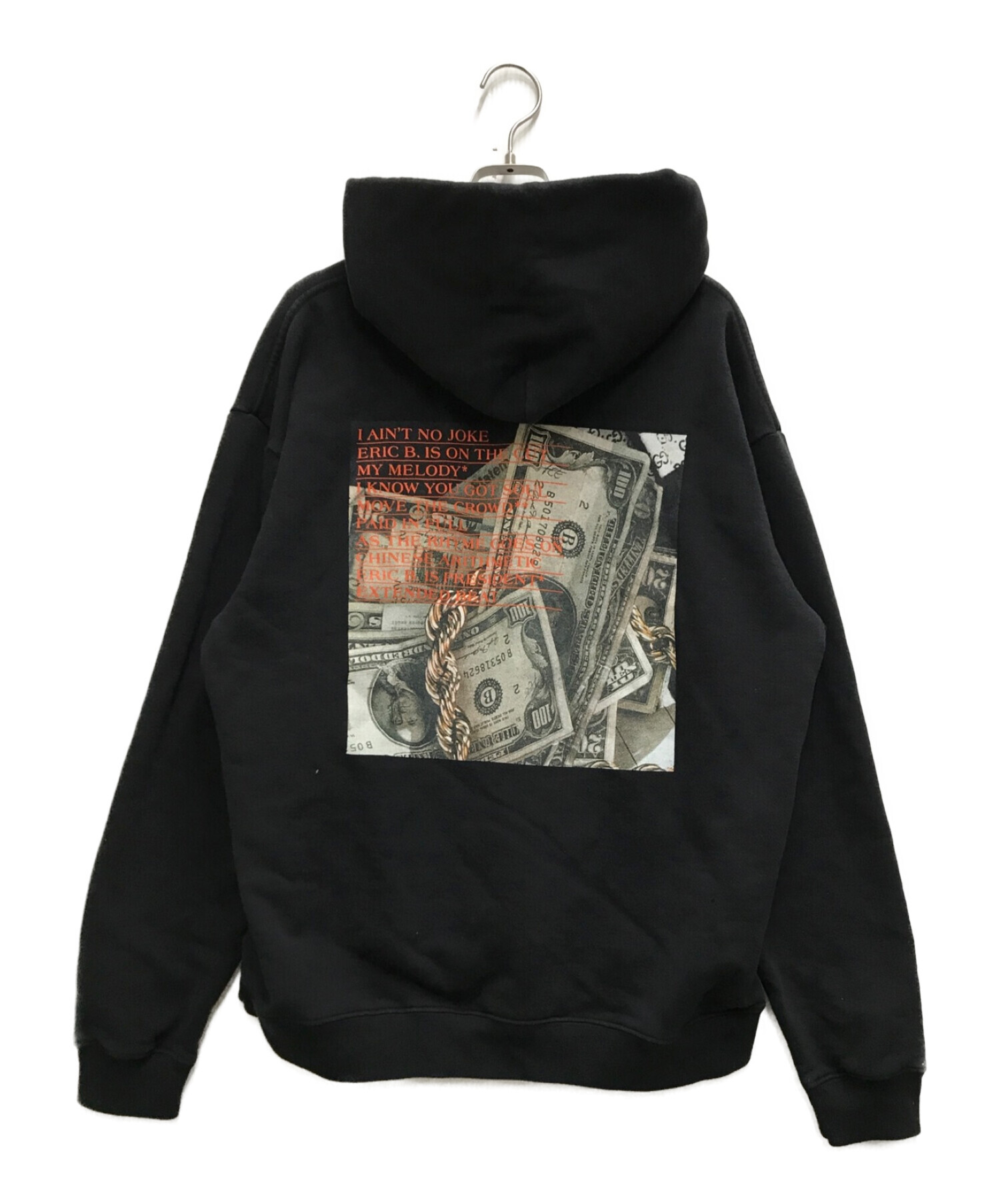 stussy (ステューシー) Eric B. & Rakim Paid In Full Hoodie ブラック サイズ:Ⅼ