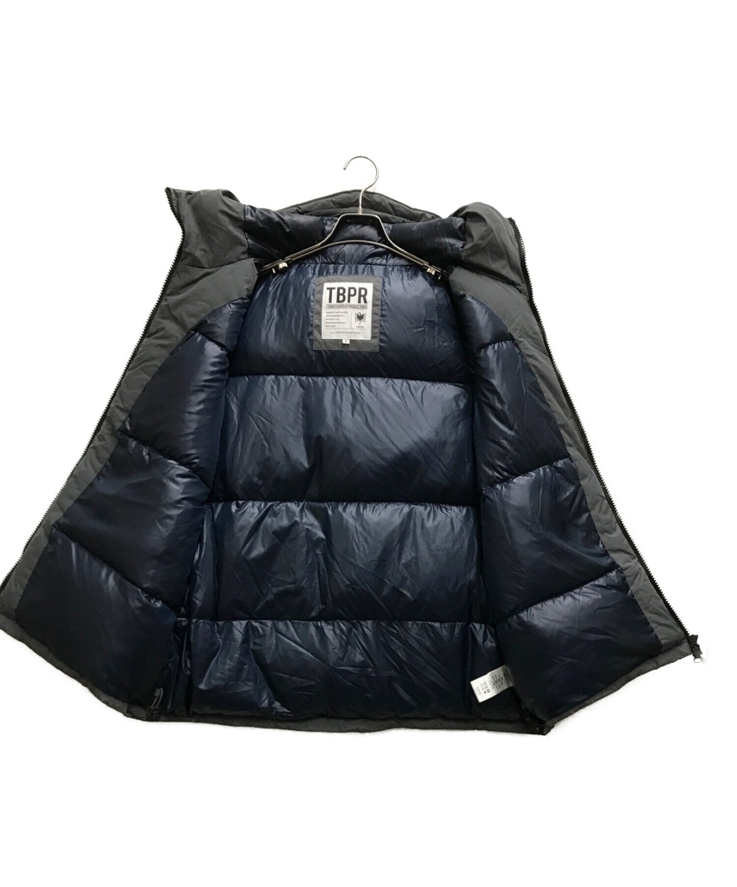 TIGHTBOOTH PRODUCTION (タイトブースプロダクション) UTILITY DOWN VEST グレー サイズ:Ⅼ