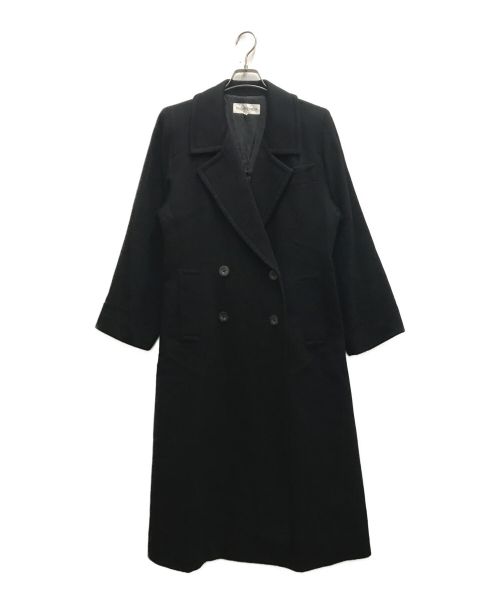 中古・古着通販】Yves Saint Laurent (イヴサンローラン) カシミヤダブルコート ブラック サイズ:36｜ブランド・古着通販  トレファク公式【TREFAC FASHION】スマホサイト