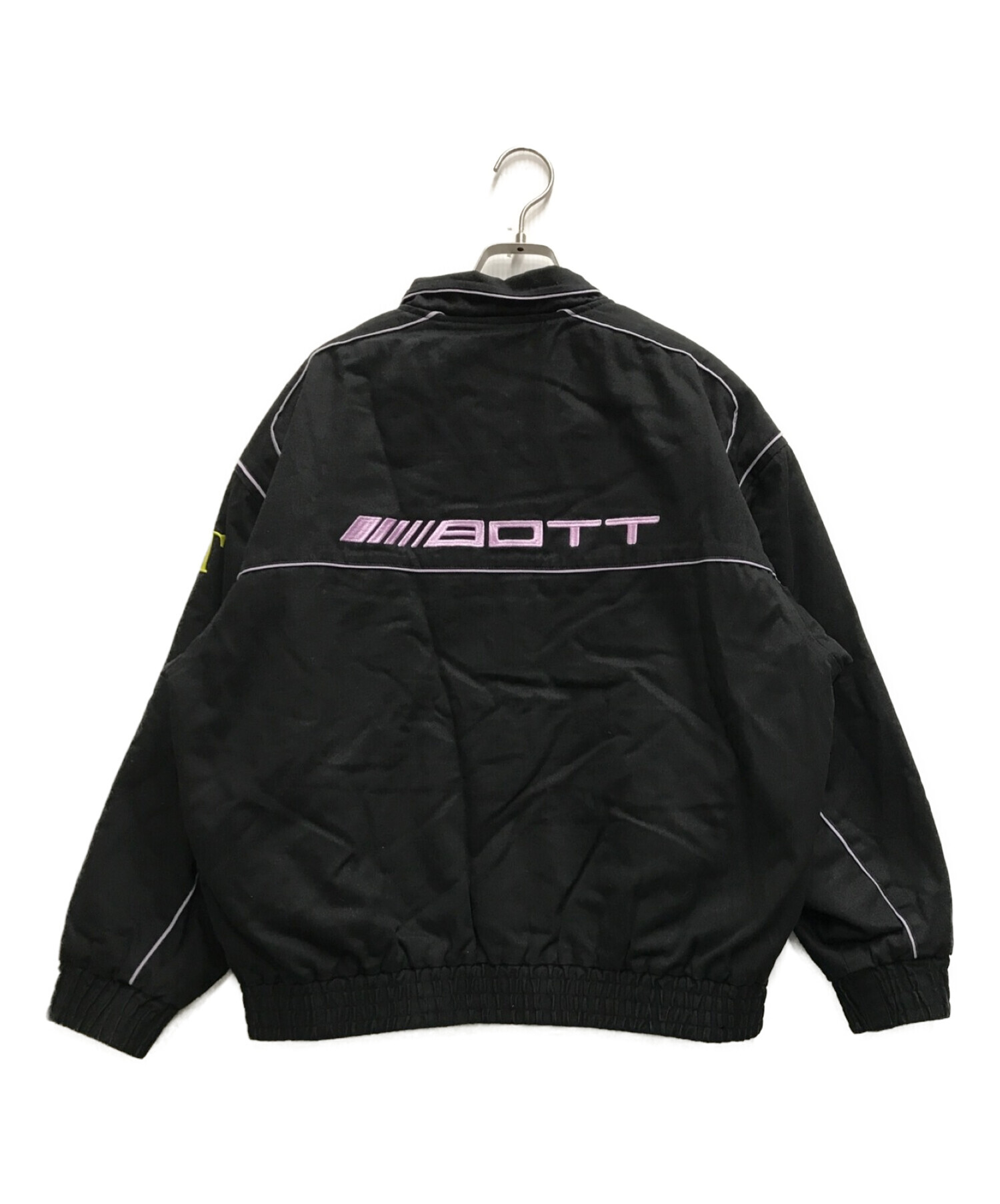 BoTT (ボット) Cotton Racing Jacket ブラック サイズ:Ⅿ