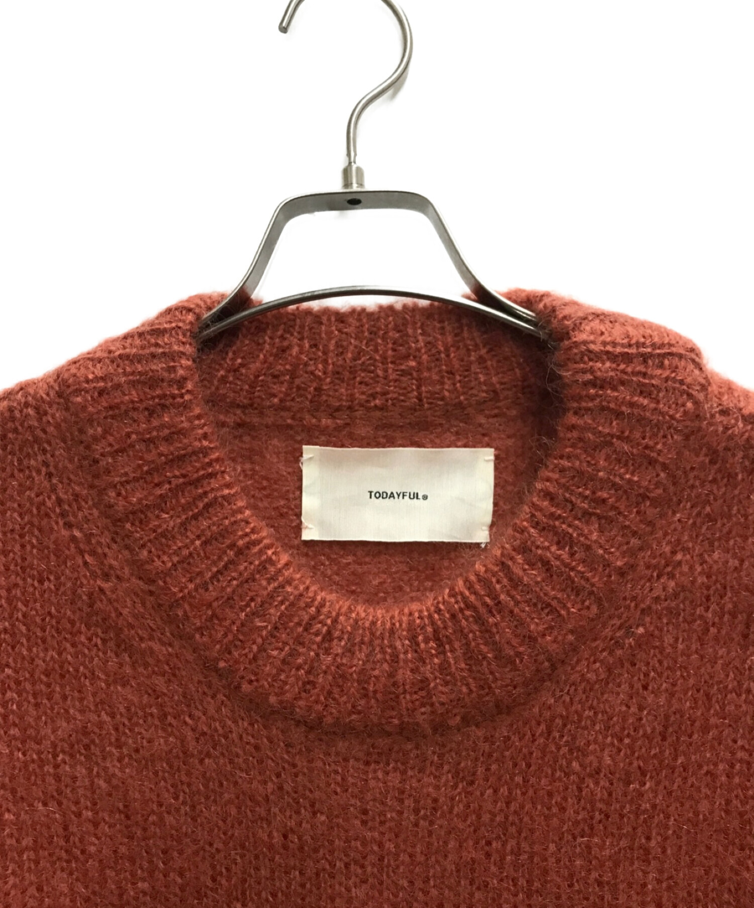 中古・古着通販】TODAYFUL (トゥデイフル) Kid Mohair Knit ブラウン