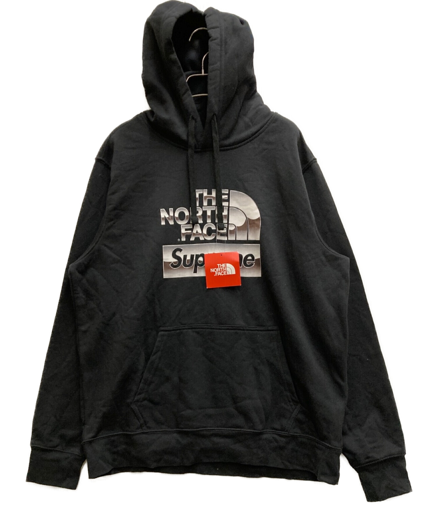 Supreme tnf hotsell metallic hoodie