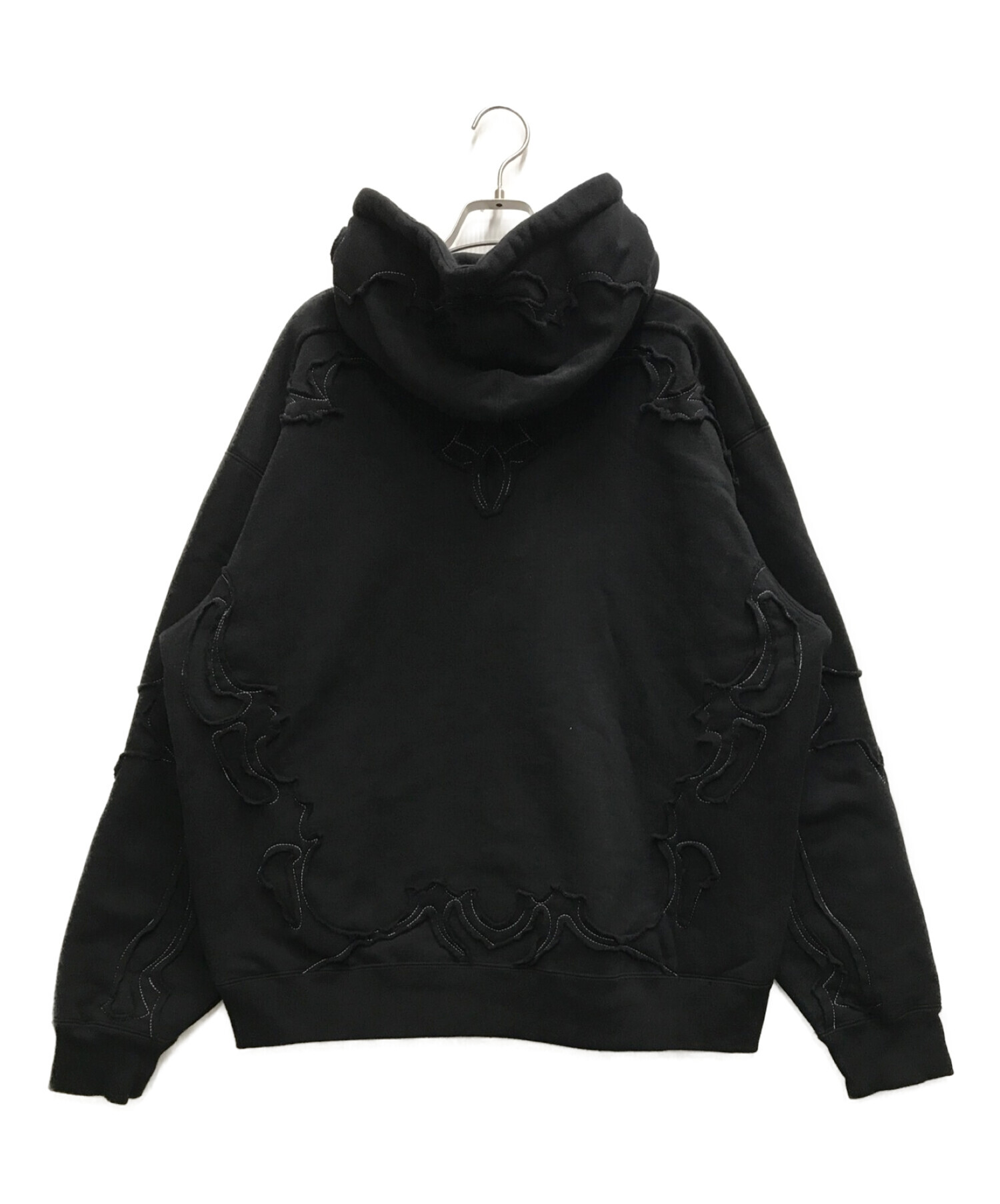 SUPREME (シュプリーム) Western CUT Out Hooded Sweatshirt ブラック サイズ:Ⅼ