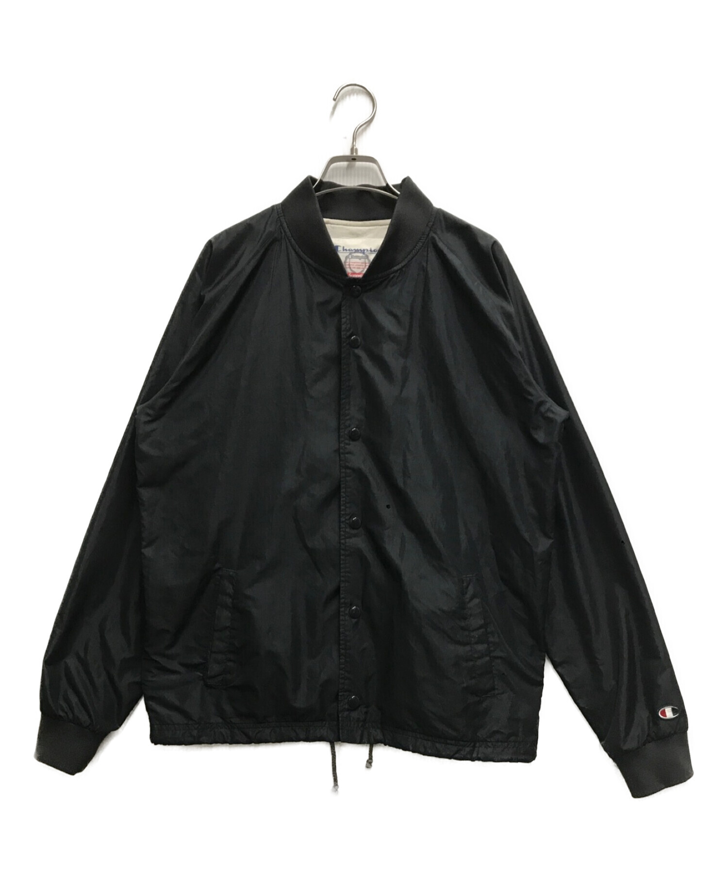 SUPREME (シュプリーム) Champion (チャンピオン) Custom Coaches Jacket ブラック サイズ:Ⅿ