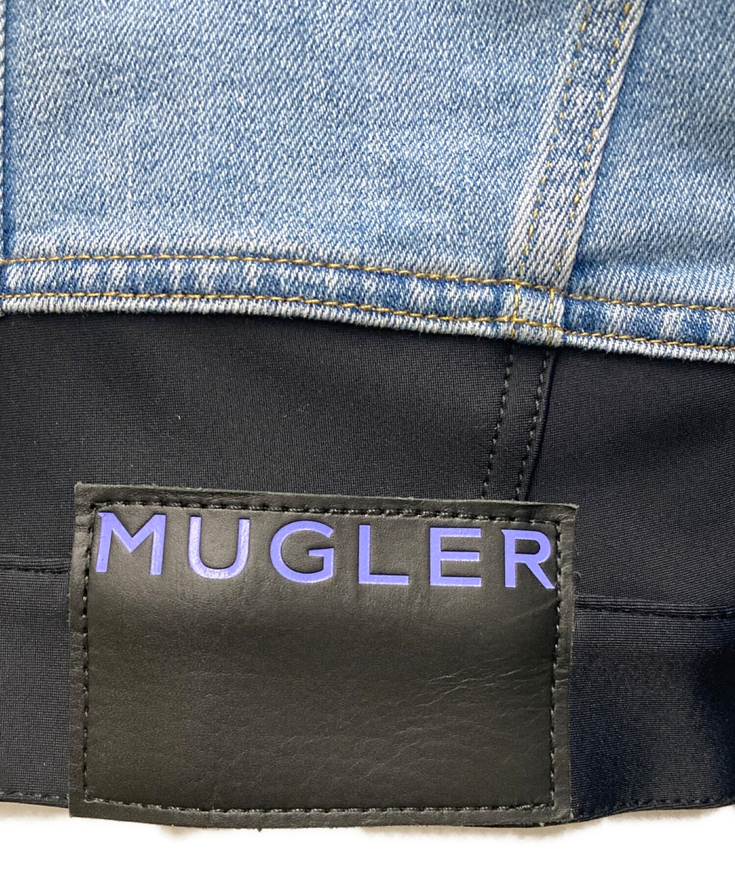 MUGLER (ミュグレー) Hu0026M (エイチアンドエム) デニムジャケット インディゴ サイズ:XS