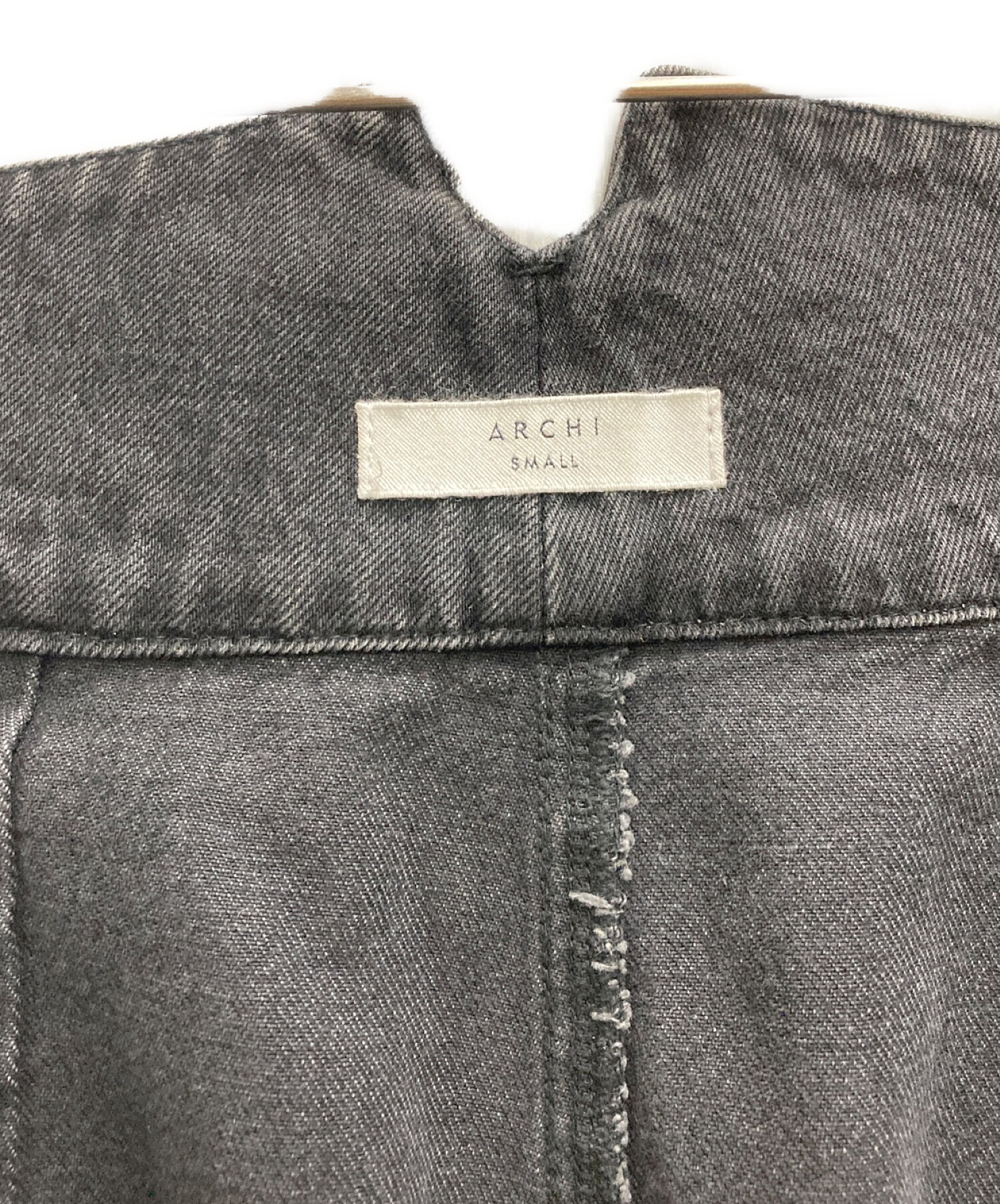 中古・古着通販】archi (アーキ) WILLEMITE JODHPURS DENIM PANTS ブラック サイズ:S｜ブランド・古着通販  トレファク公式【TREFAC FASHION】スマホサイト