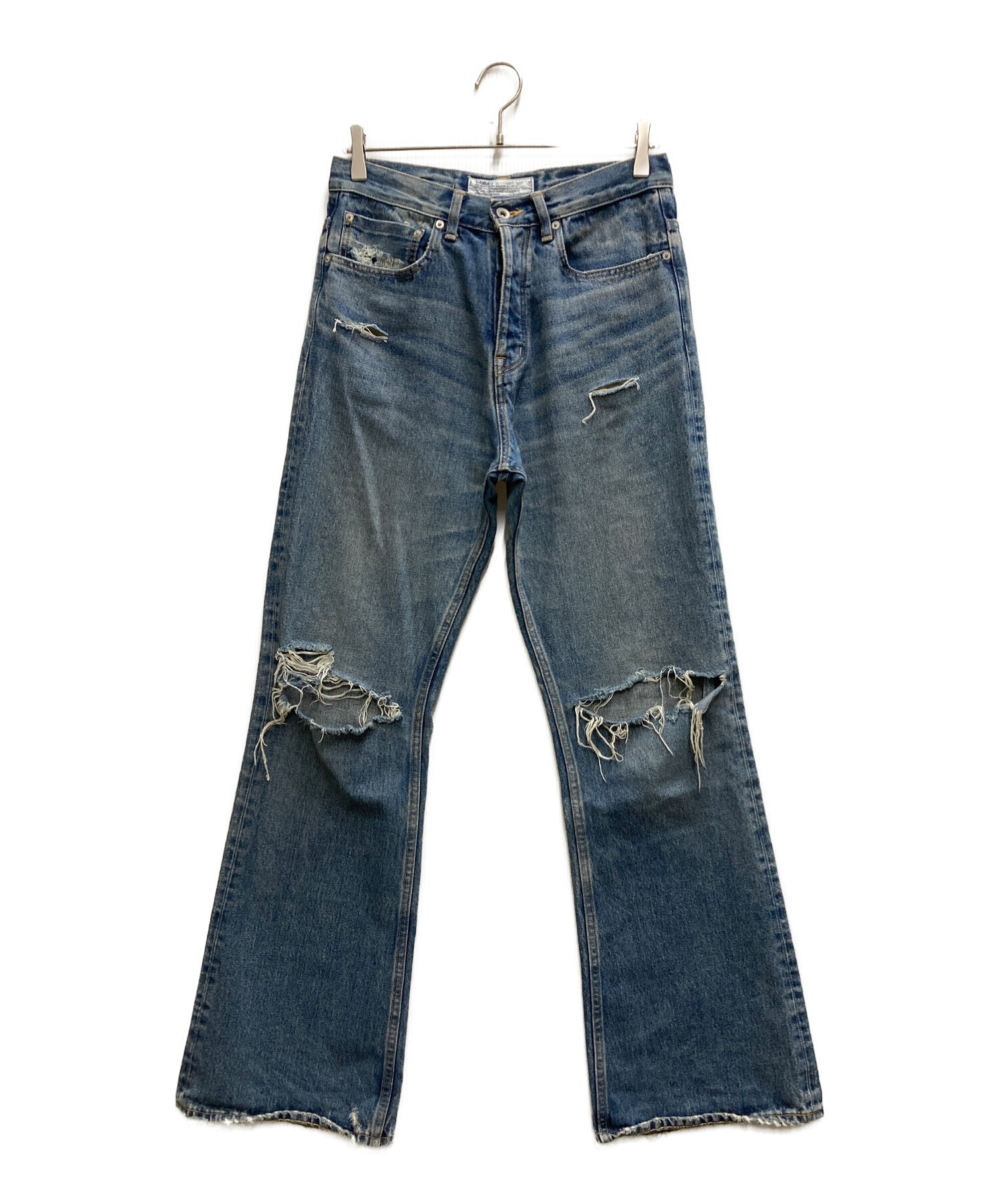 中古・古着通販】DAIRIKU (ダイリク) Flare Denim Pants ブルー サイズ