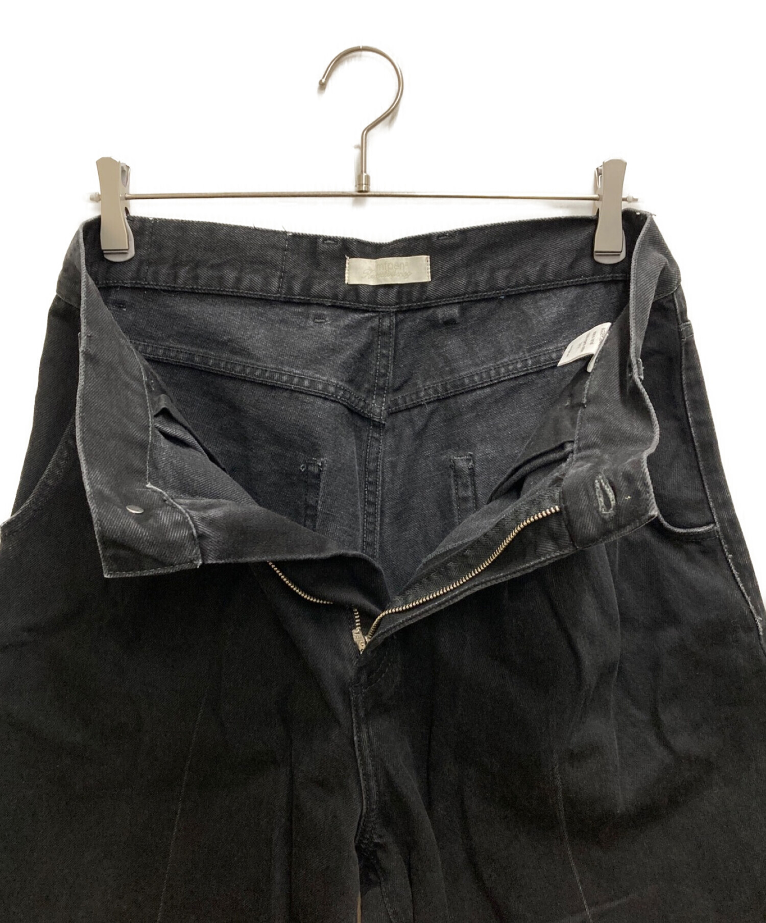 中古・古着通販】mfpen (エムエフペン) BIGGER JEANS ブラック サイズ:S｜ブランド・古着通販 トレファク公式【TREFAC  FASHION】スマホサイト