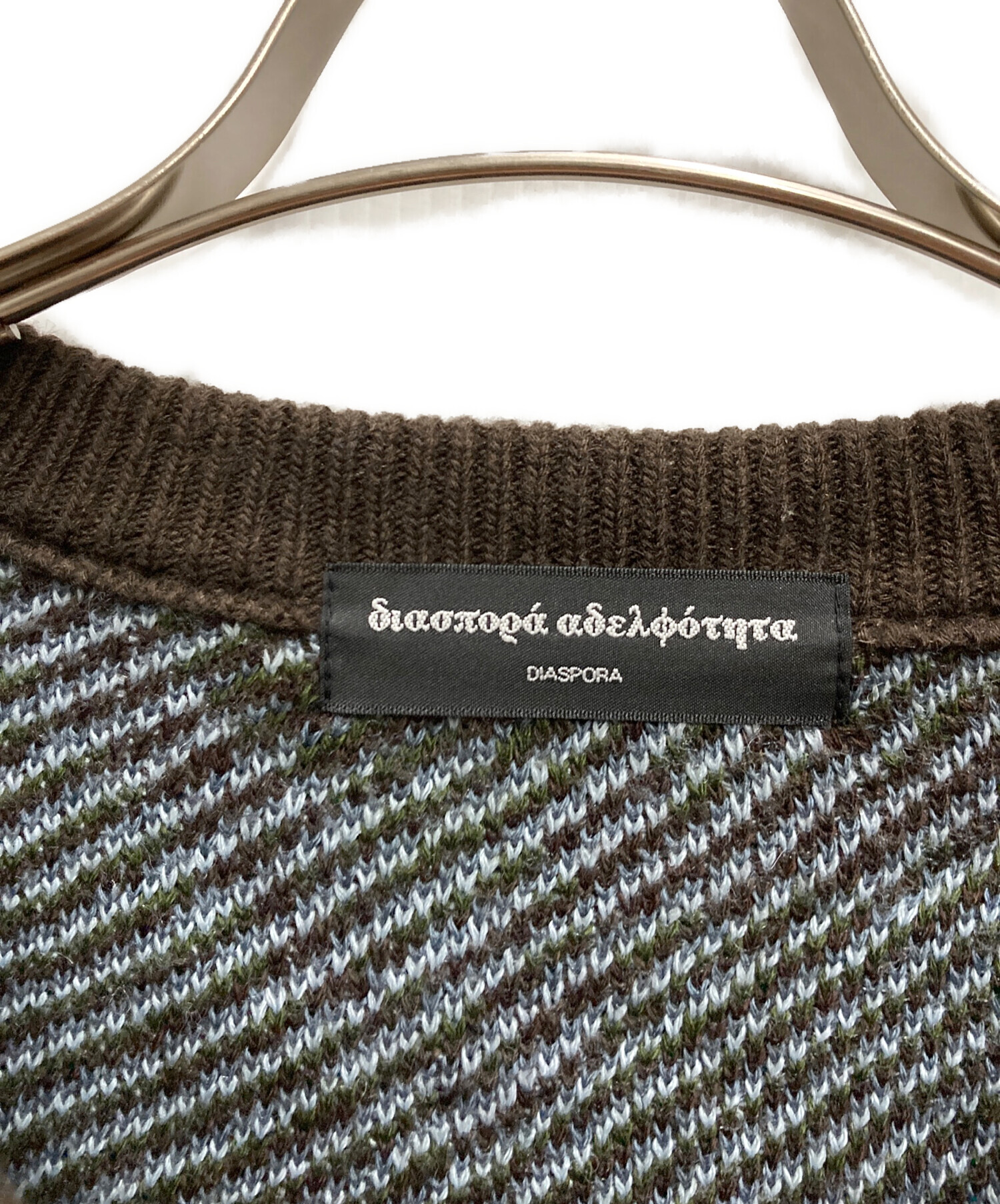 Diaspora Skateboards (ディアスポラスケートボードズ) Todd Sweater ブラウン サイズ:XL