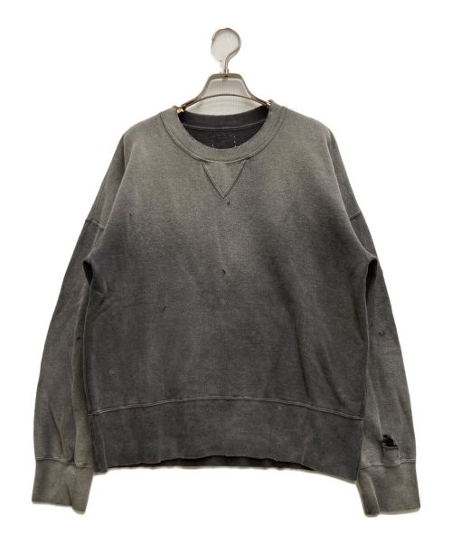 【中古・古着通販】VISVIM (ビズビム) COURT SWEAT L／S CRASH グレー サイズ:3｜ブランド・古着通販  トレファク公式【TREFAC FASHION】スマホサイト