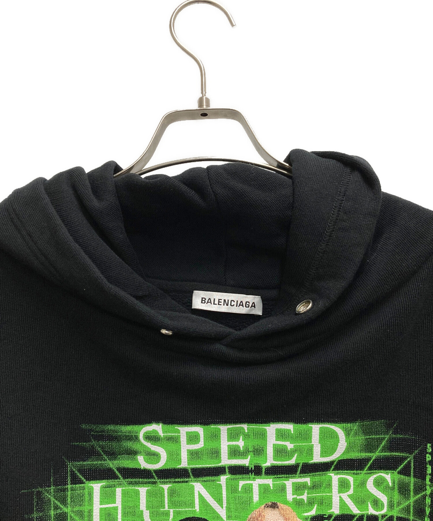 中古・古着通販】BALENCIAGA (バレンシアガ) SPEED HUNTERS HOODIE ブラック サイズ:XS｜ブランド・古着通販  トレファク公式【TREFAC FASHION】スマホサイト