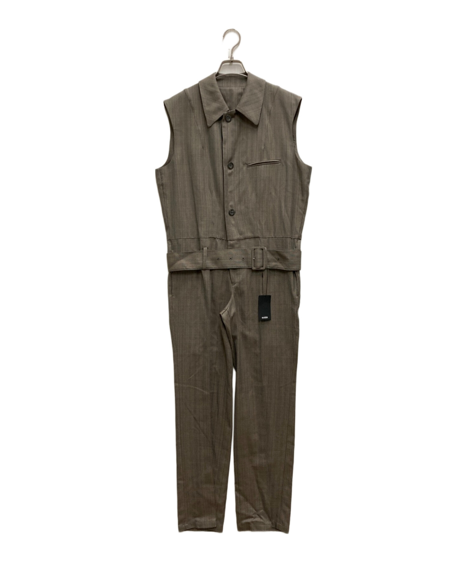 中古・古着通販】soduk (スドーク) suiting jumpsuits グレー サイズ:Ⅿ｜ブランド・古着通販 トレファク公式【TREFAC  FASHION】スマホサイト