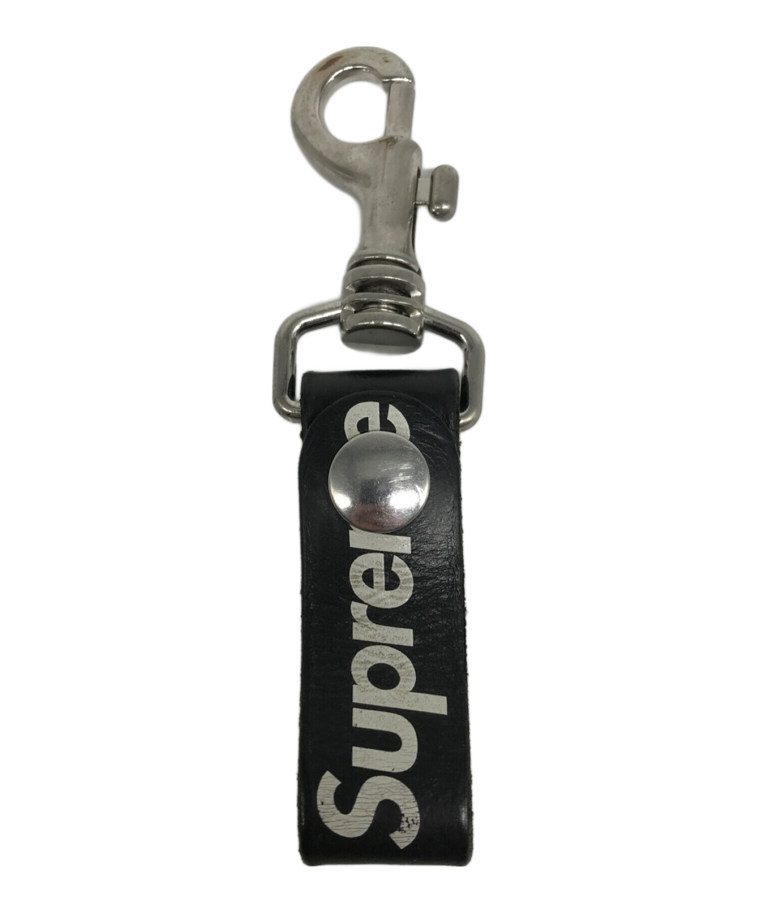中古・古着通販】SUPREME (シュプリーム) Leather Key Loop ブラック 