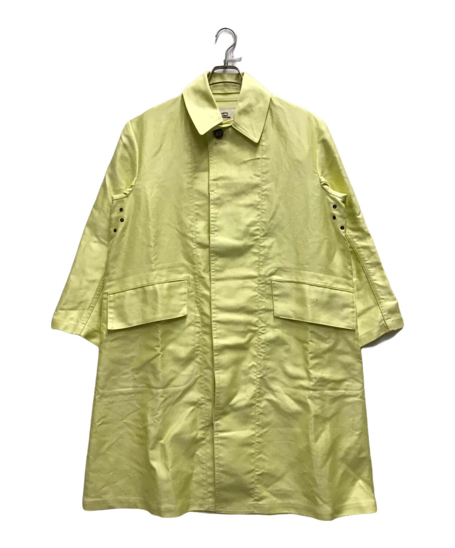 中古・古着通販】OUTIL (ウティ) MANTEAU MIERY モールスキンコート イエロー｜ブランド・古着通販 トレファク公式【TREFAC  FASHION】スマホサイト