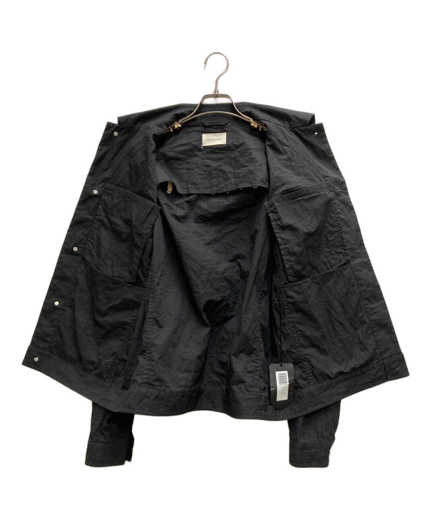 中古・古着通販】CRAIG GREEN (クレイグ グリーン) LACED JACKET ブラック サイズ:S｜ブランド・古着通販  トレファク公式【TREFAC FASHION】スマホサイト