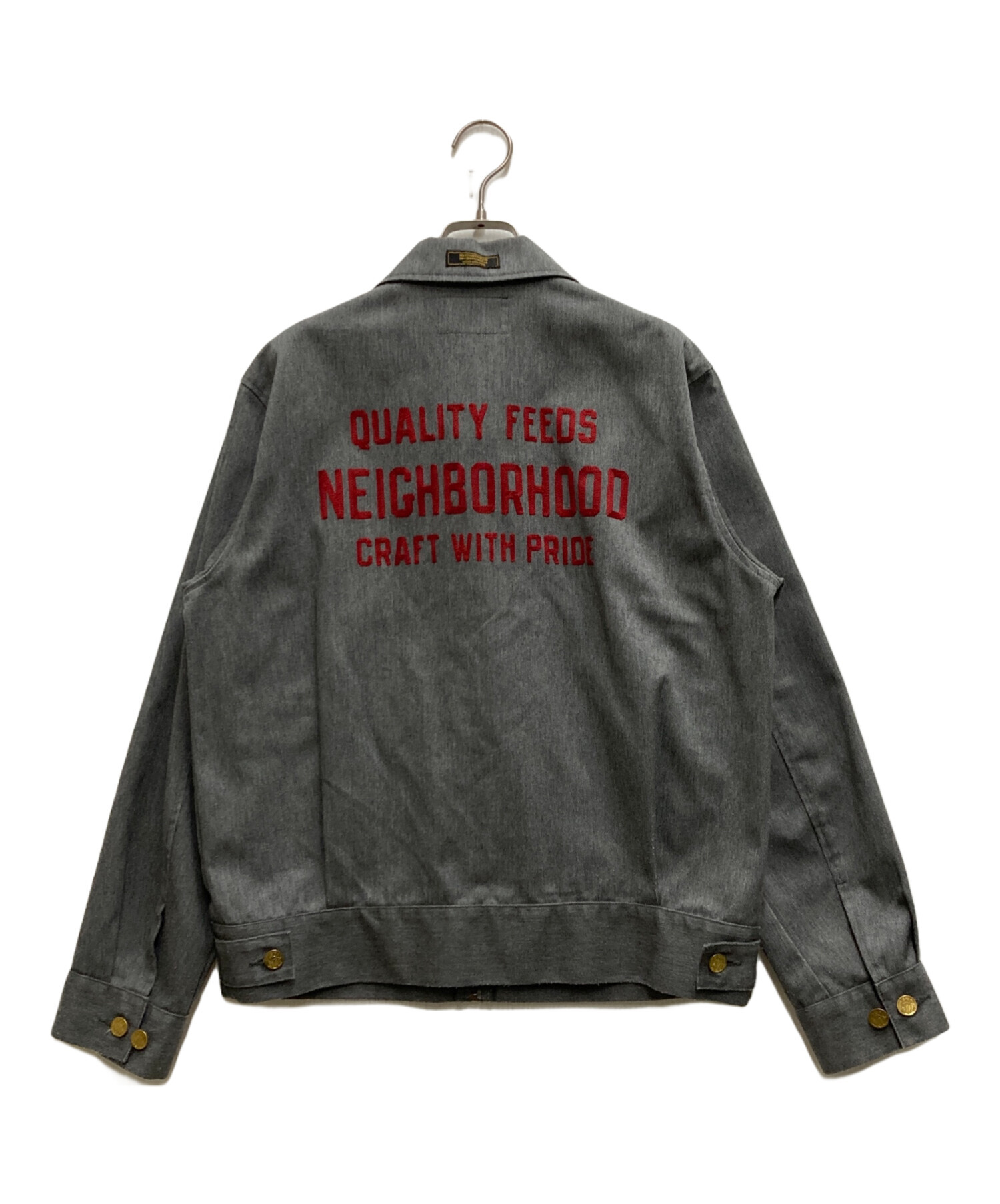 中古・古着通販】NEIGHBORHOOD (ネイバーフッド) ワークジャケット グレー サイズ:Ⅿ｜ブランド・古着通販 トレファク公式【TREFAC  FASHION】スマホサイト